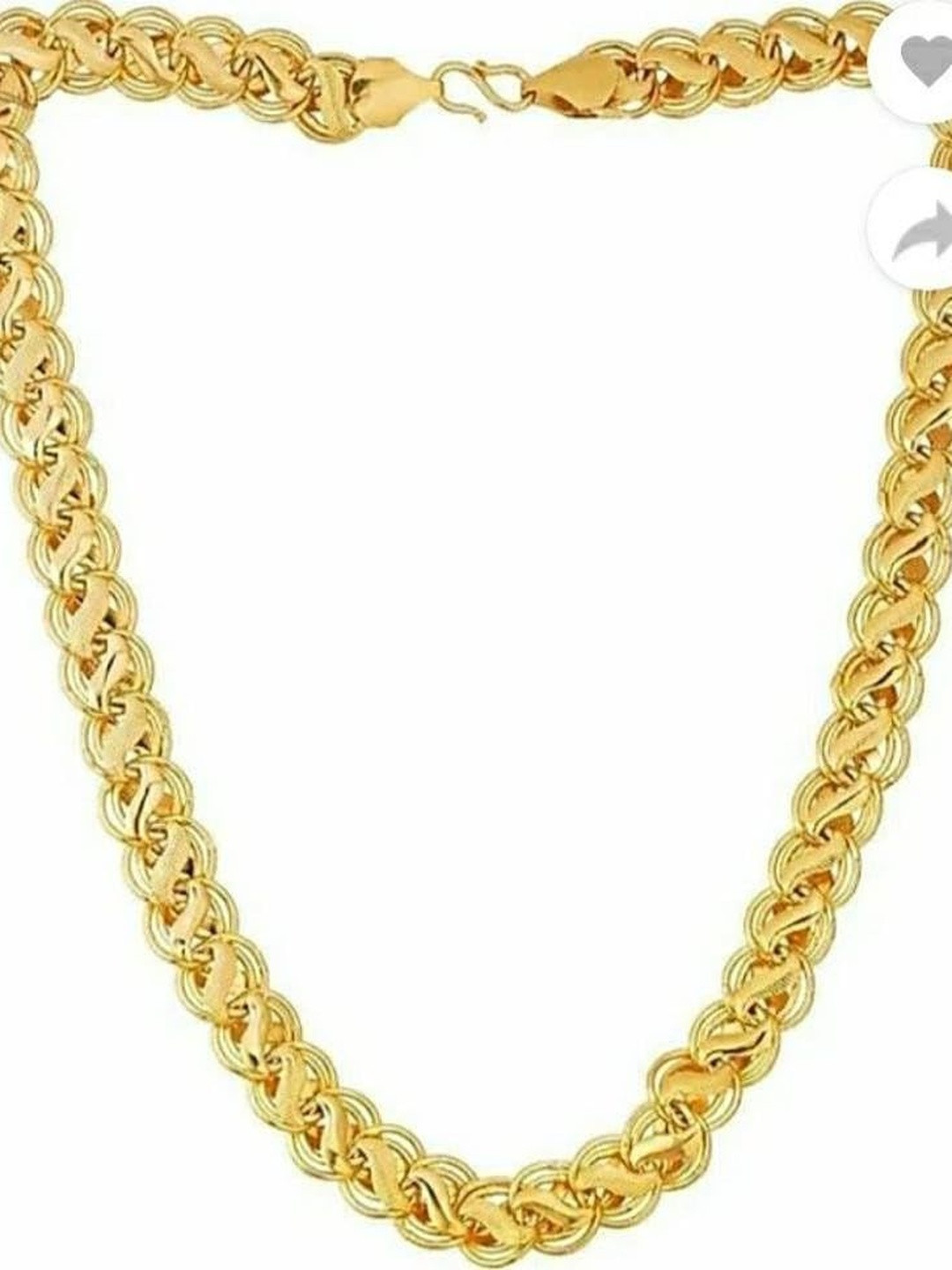 Rashifaashion Unisex Stainless Steel Twisted Minimal Chain