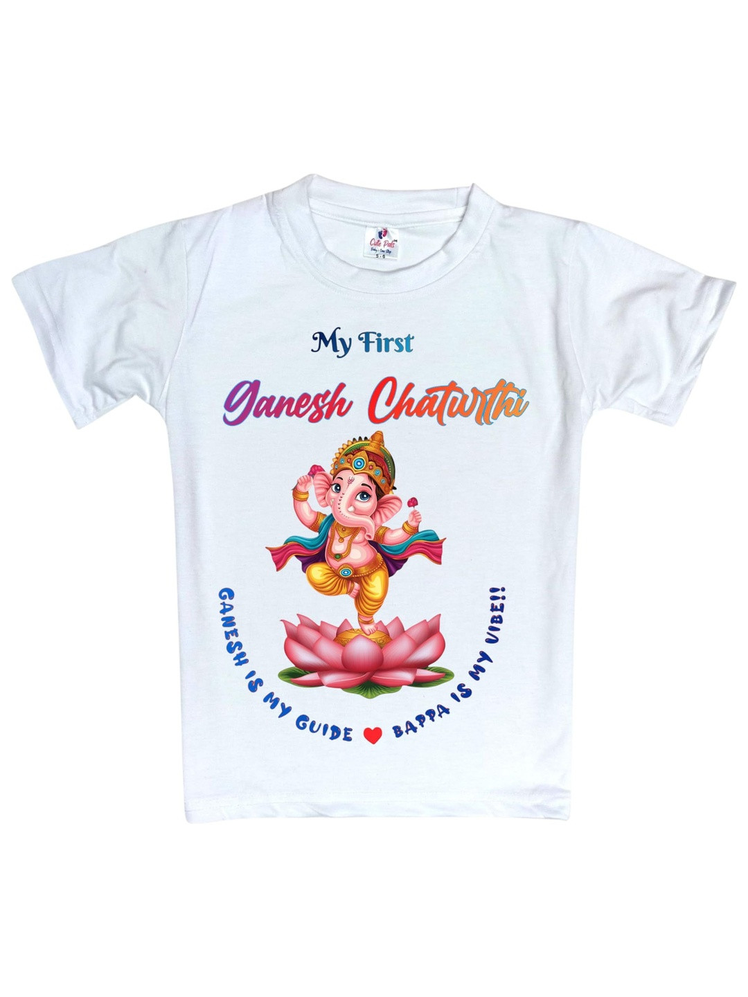 Cute Pals Kids Cotton Graphic Printed Regular Fit Tshirts