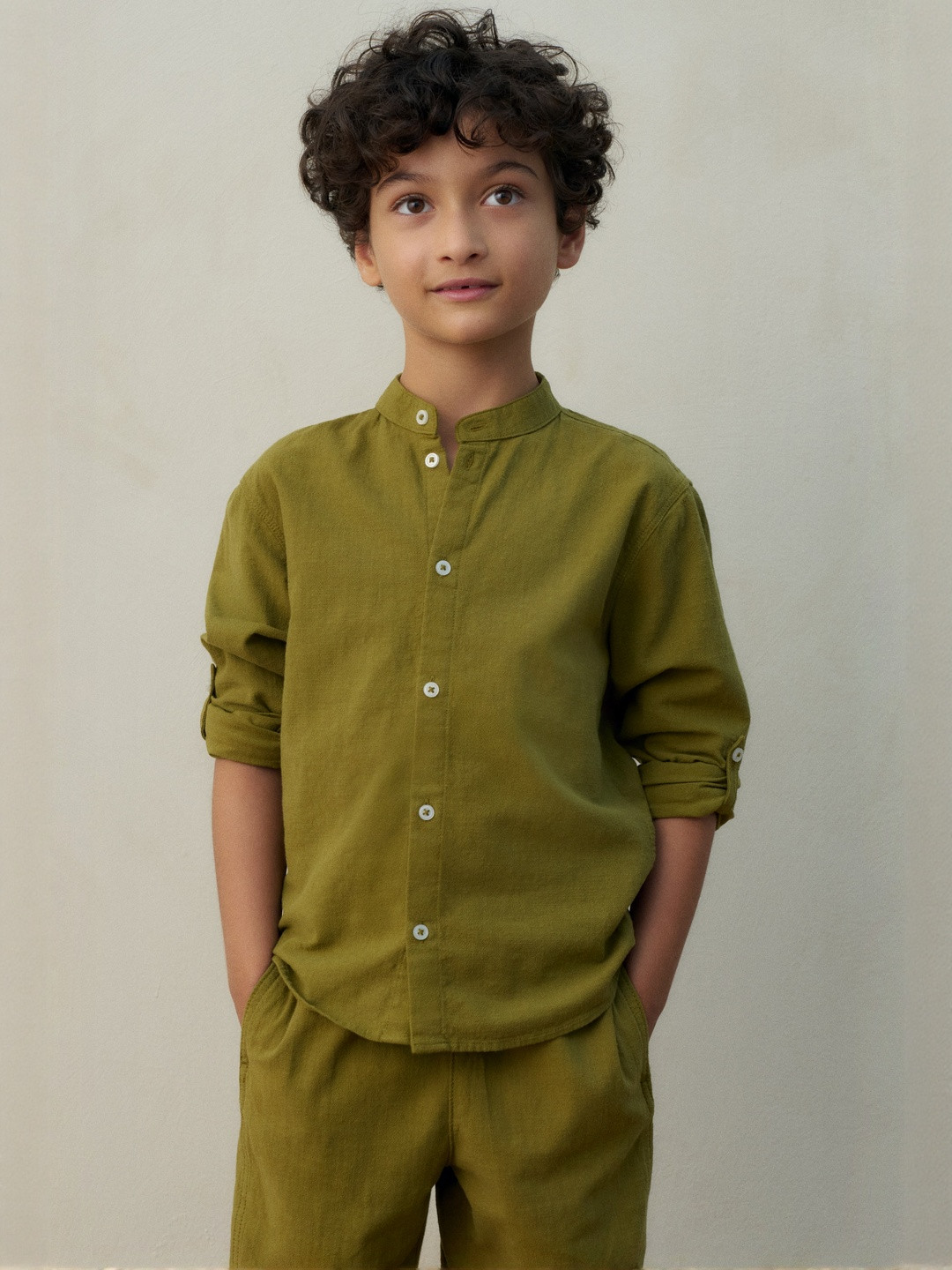 H&M Cotton Grandad Shirt