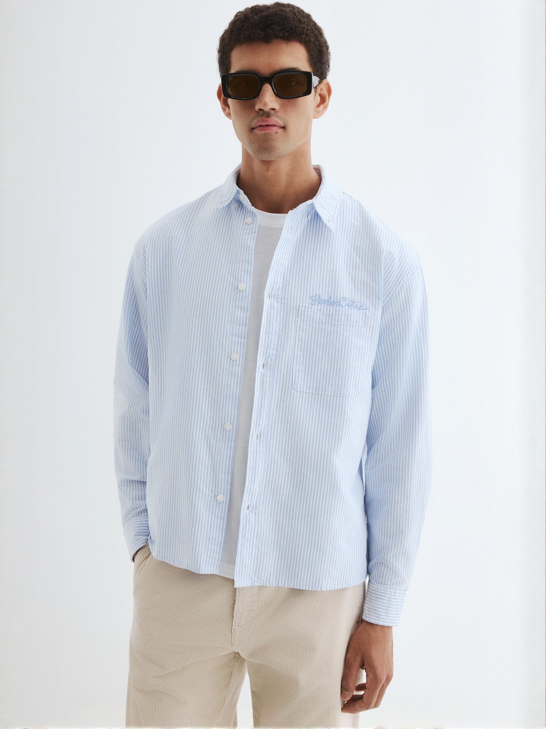 H&M Loose Fit Oxford Shirt