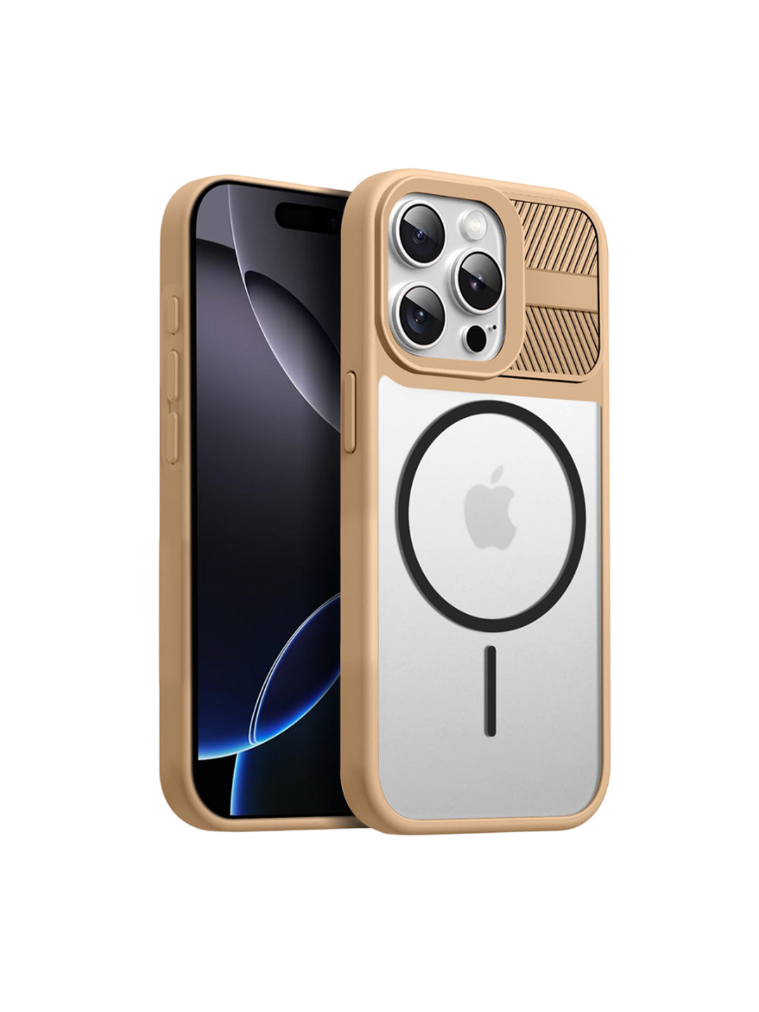 Karwan Unisex iPhone 14 Pro Max Solid Superior Drop Protection Mag-Safe Back Case