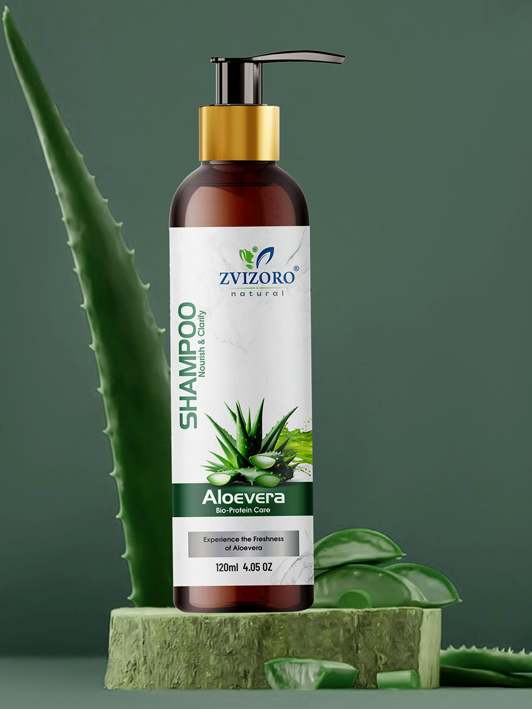 ZVIZORO Aloe Vera Hair Shampoo For for Healthy Hair - 120 ml