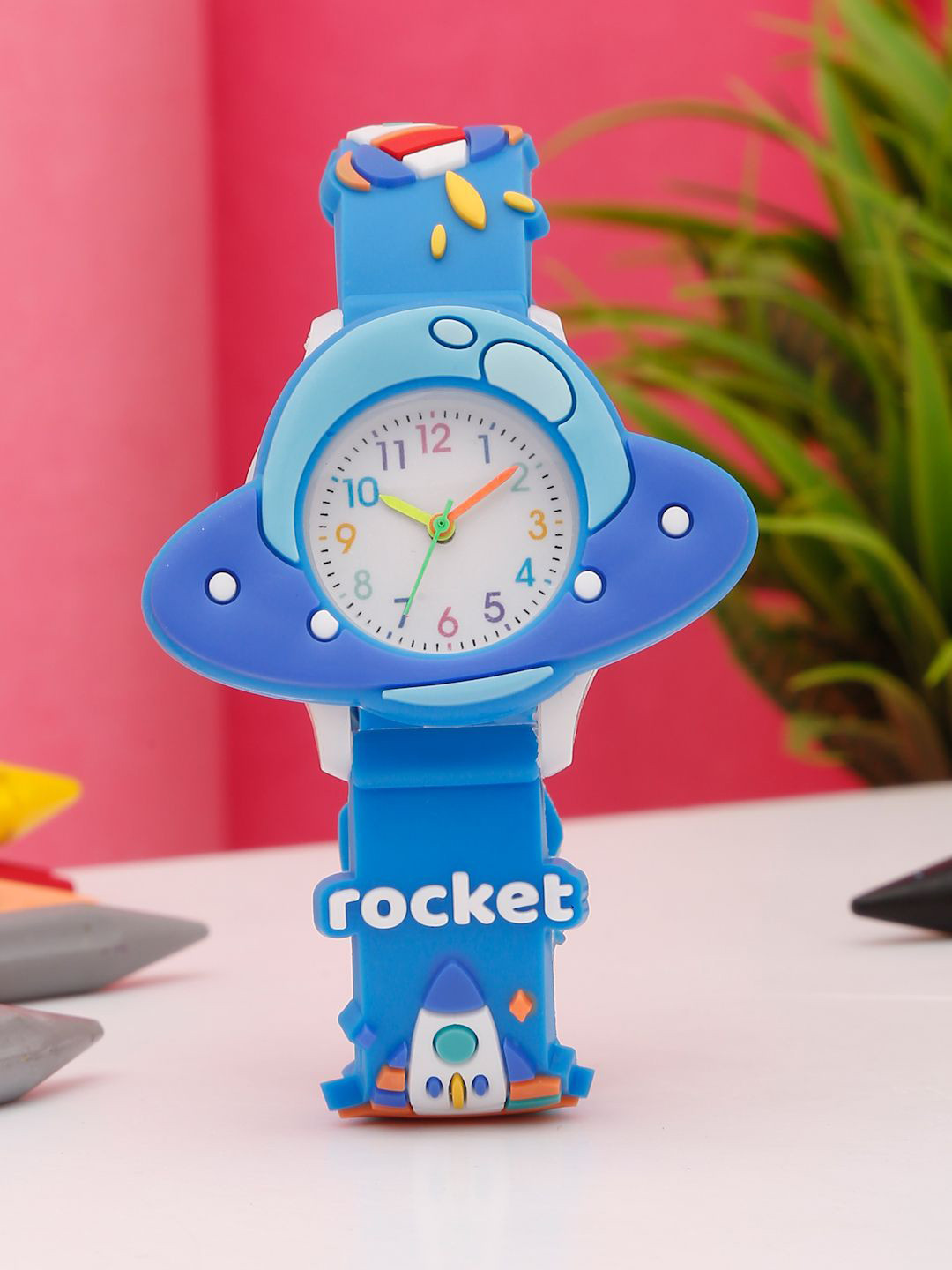 Stoln Girls Rocket Designed Dial Analogue Watch 18713-2