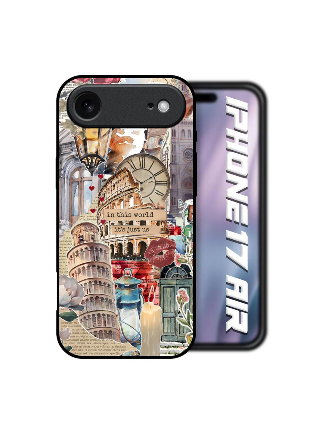 QRIOH Italian Vibes Quirky Printed iPhone Air Back Case Mobile Accessories