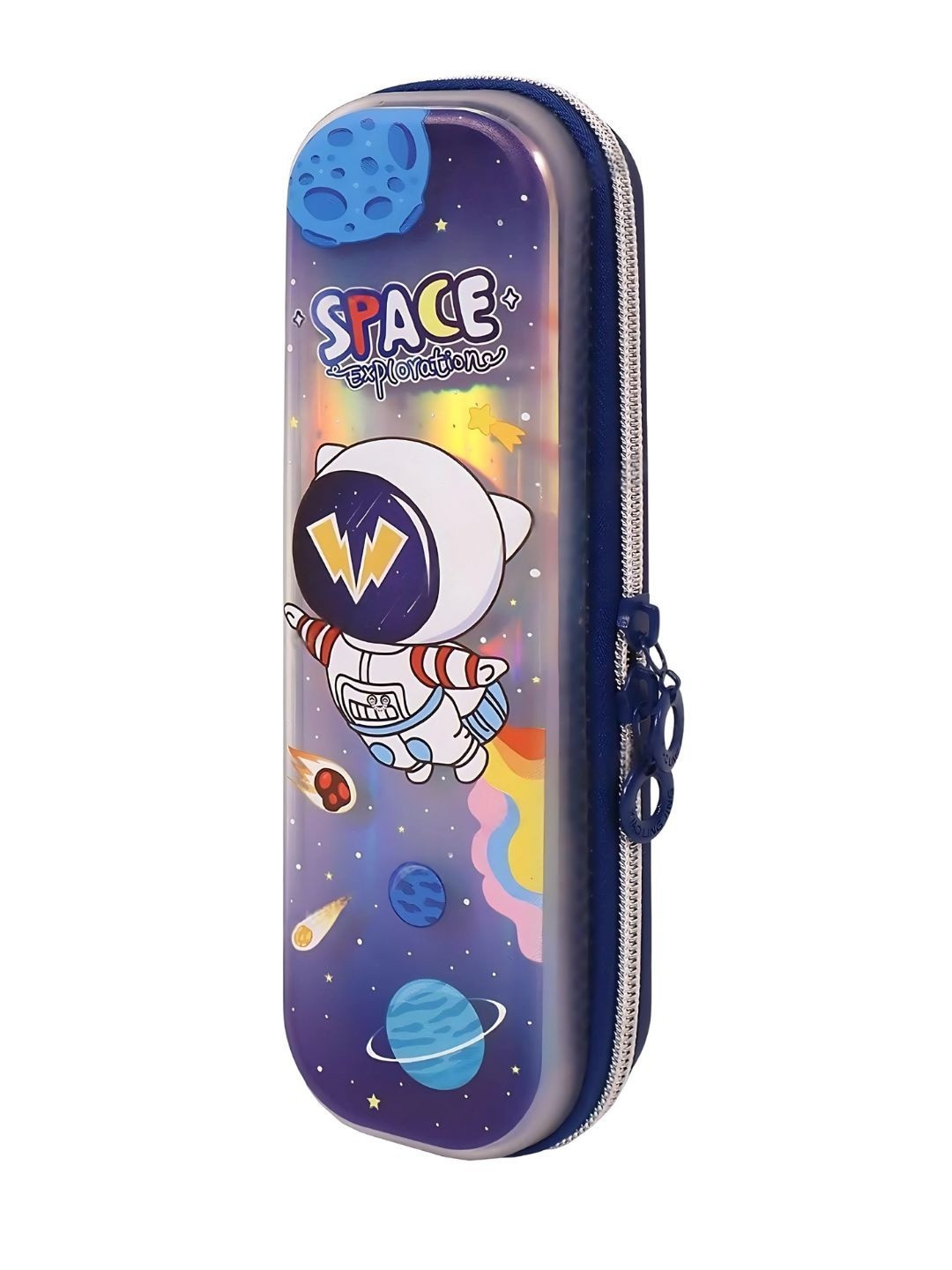 YK Kids Space Themed Astronaut Plastic Pencil Case