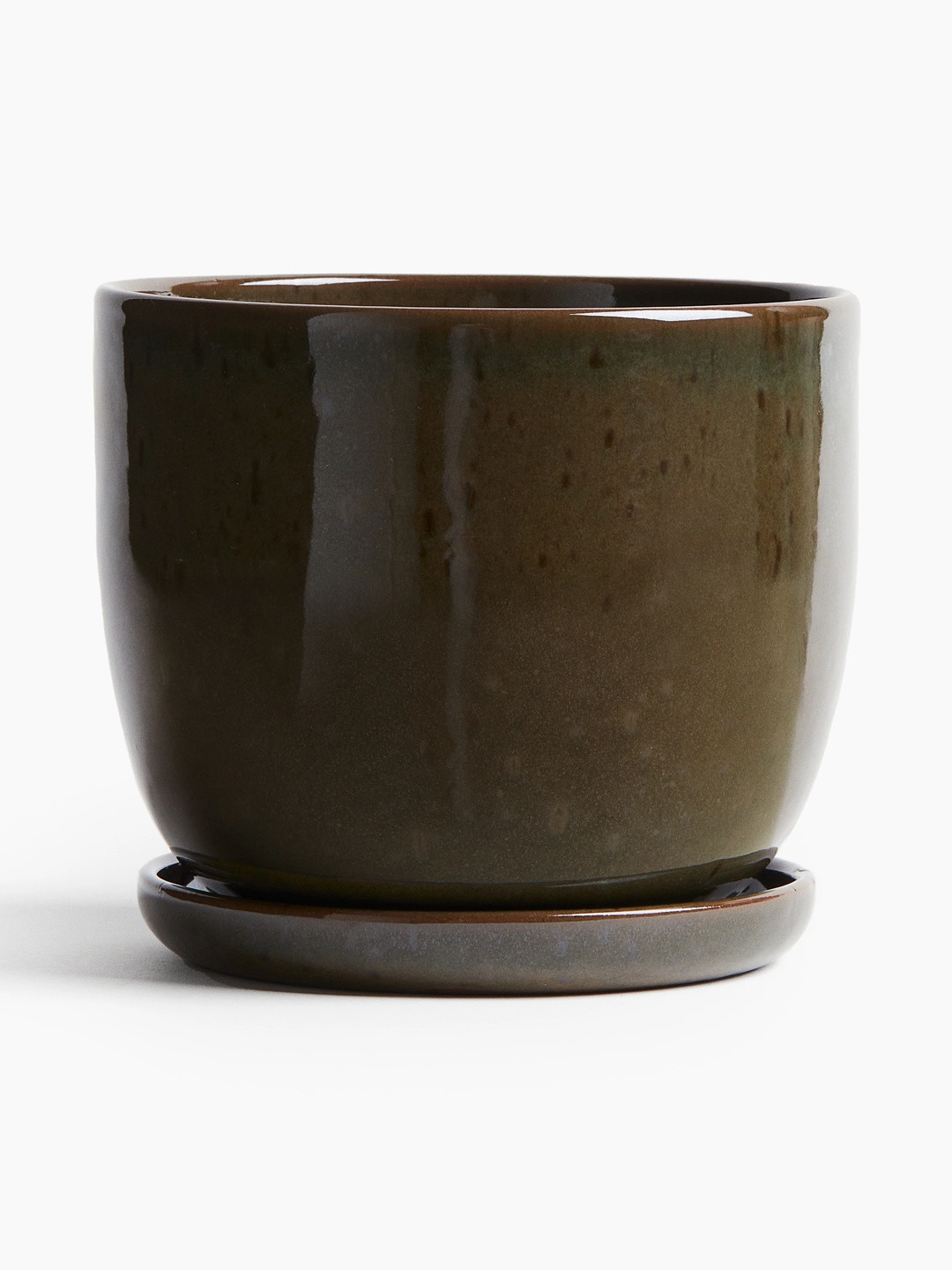 H&M Terracotta Plant Pot & Saucer