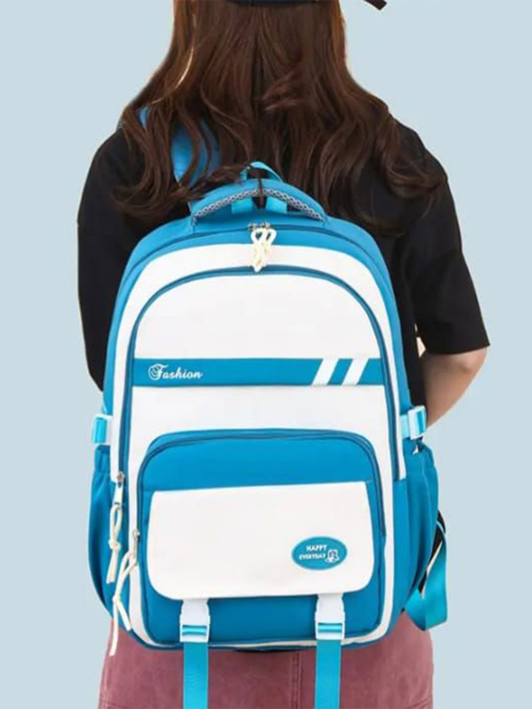 WALSON Women Colourblocked Backpack