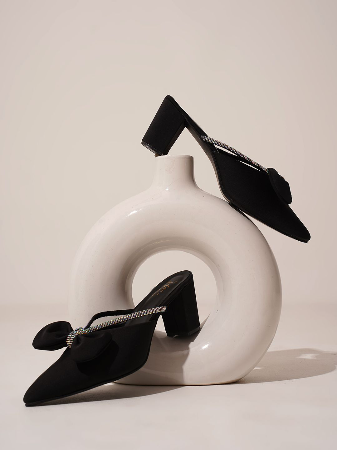 Froh Feet 2.5 inches Embellished Block Sandals with Bows