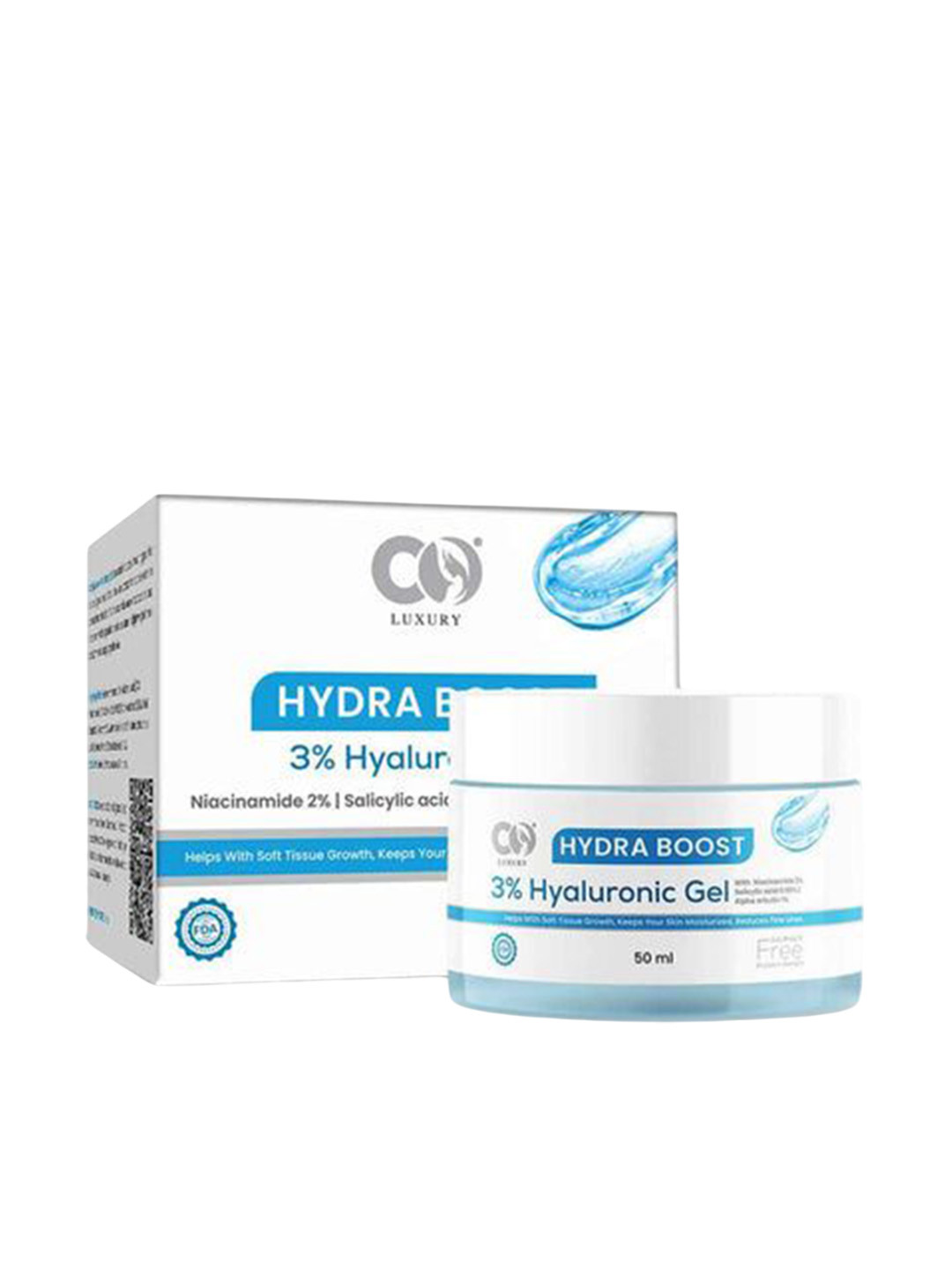 CO LUXURY Hydra Boost 3% Hyaluronic Face Gel - 50 ml