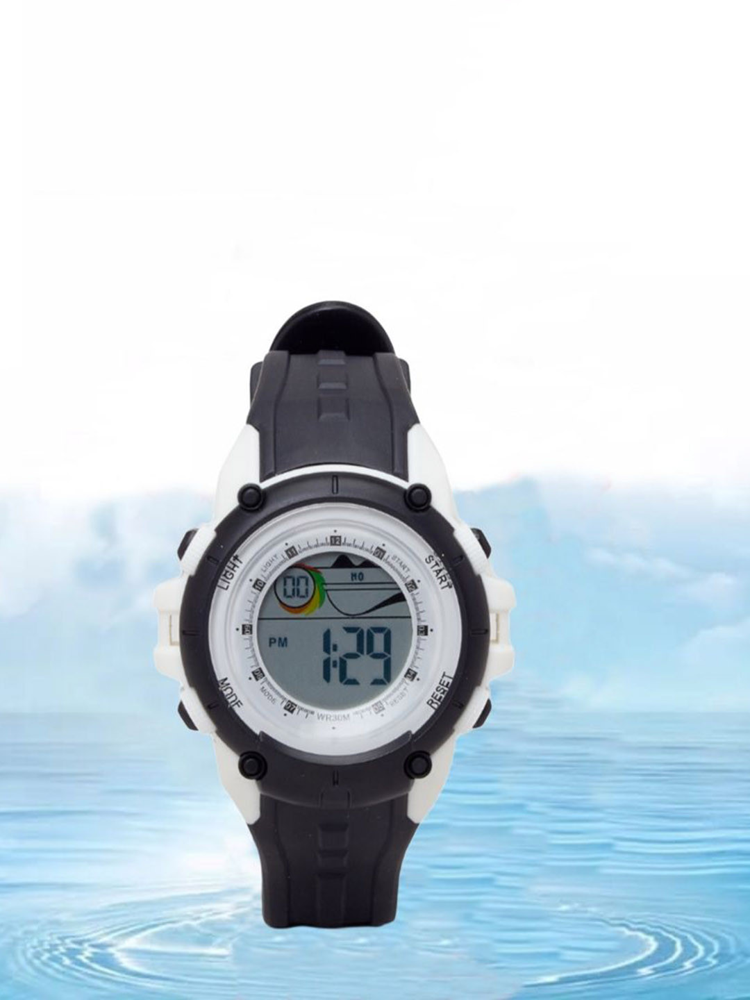 KIDSUN Kids Straps Digital Multi Function Watch 794_BLACK_BLACK