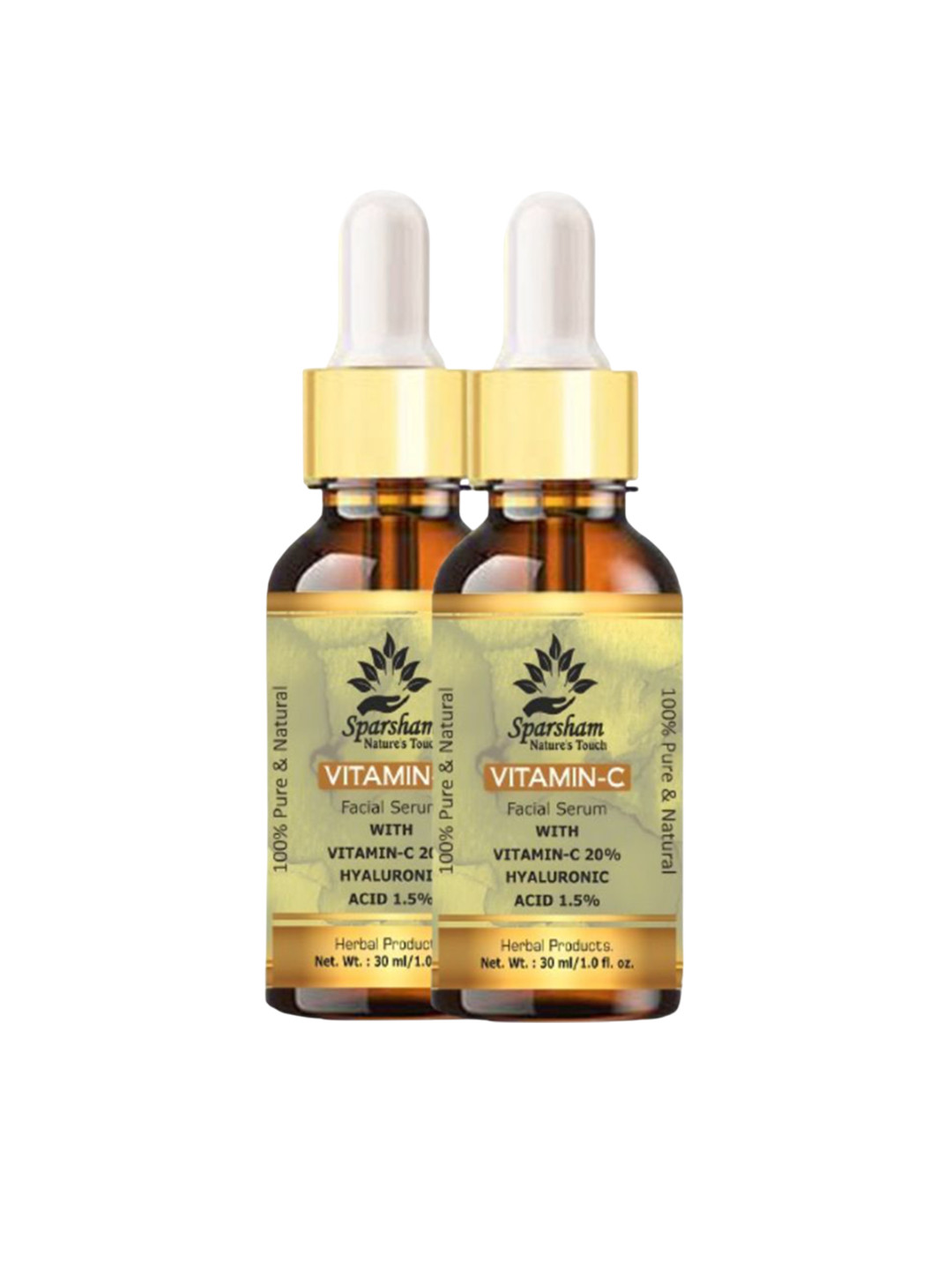 SPARSHAM-NATURE'S TOUCH Set Of 2 Vitamin C Serum With Aloe Vera - 30 ml Each