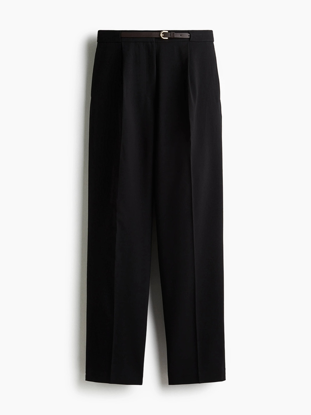 H&M Women Tailored Belted Trousers