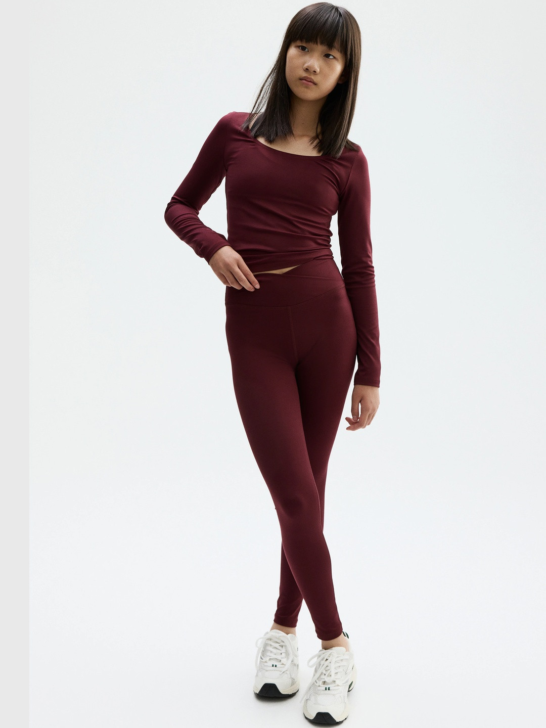 H&M Girls Sports Leggings In SoftMove