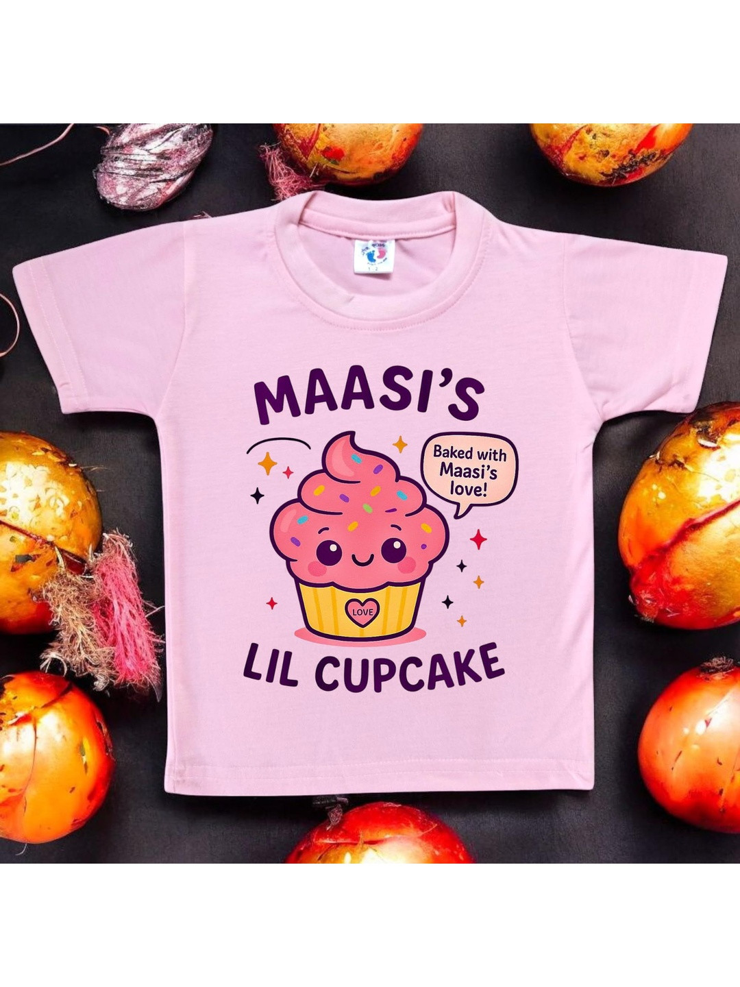Cute Pals Kids-Unisex Pink Cotton Graphic Printed Tshirts