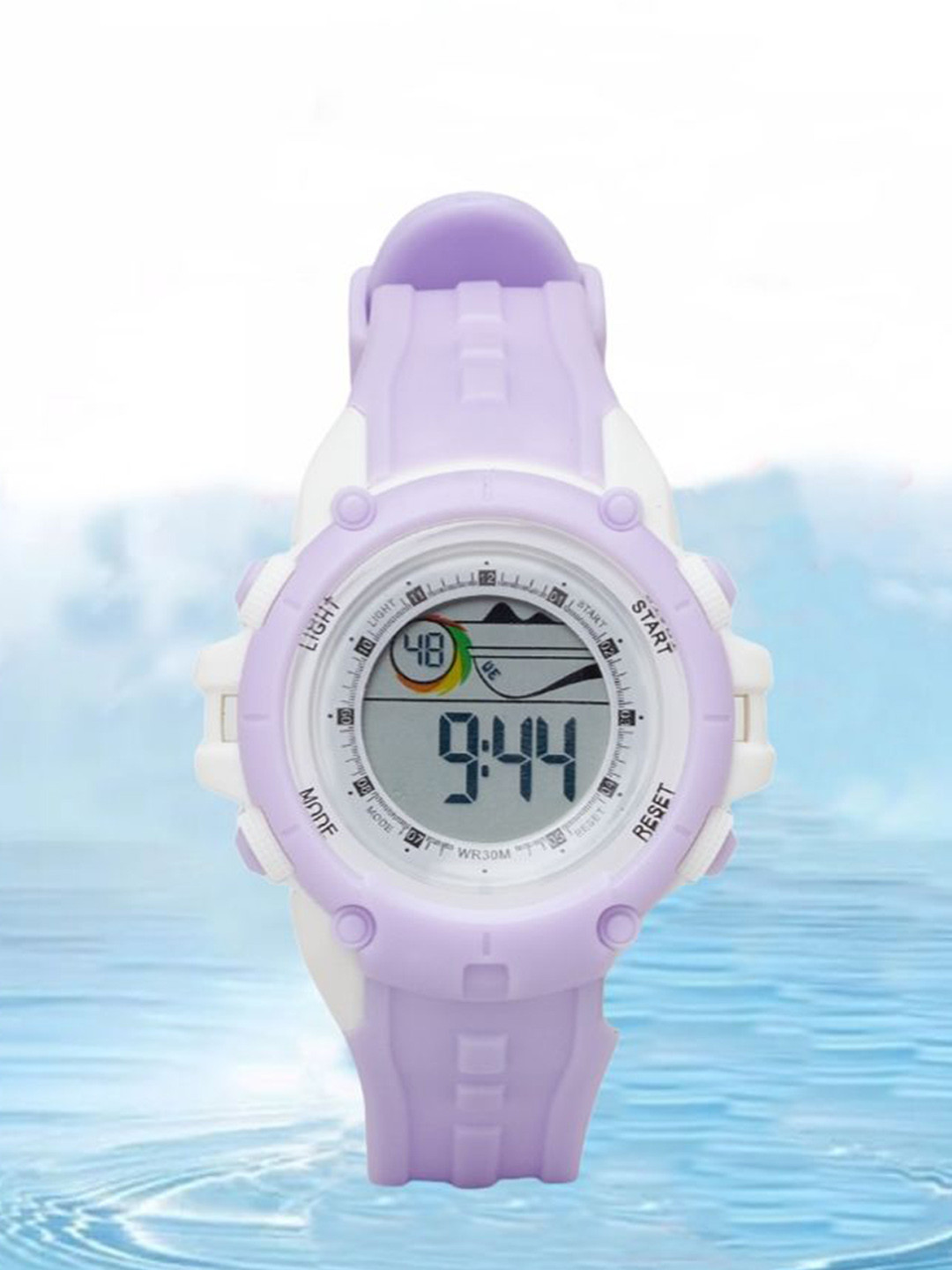 KIDSUN Girls Dial & Straps Digital Multi Function Watch 794_PURPLE_PURPLE