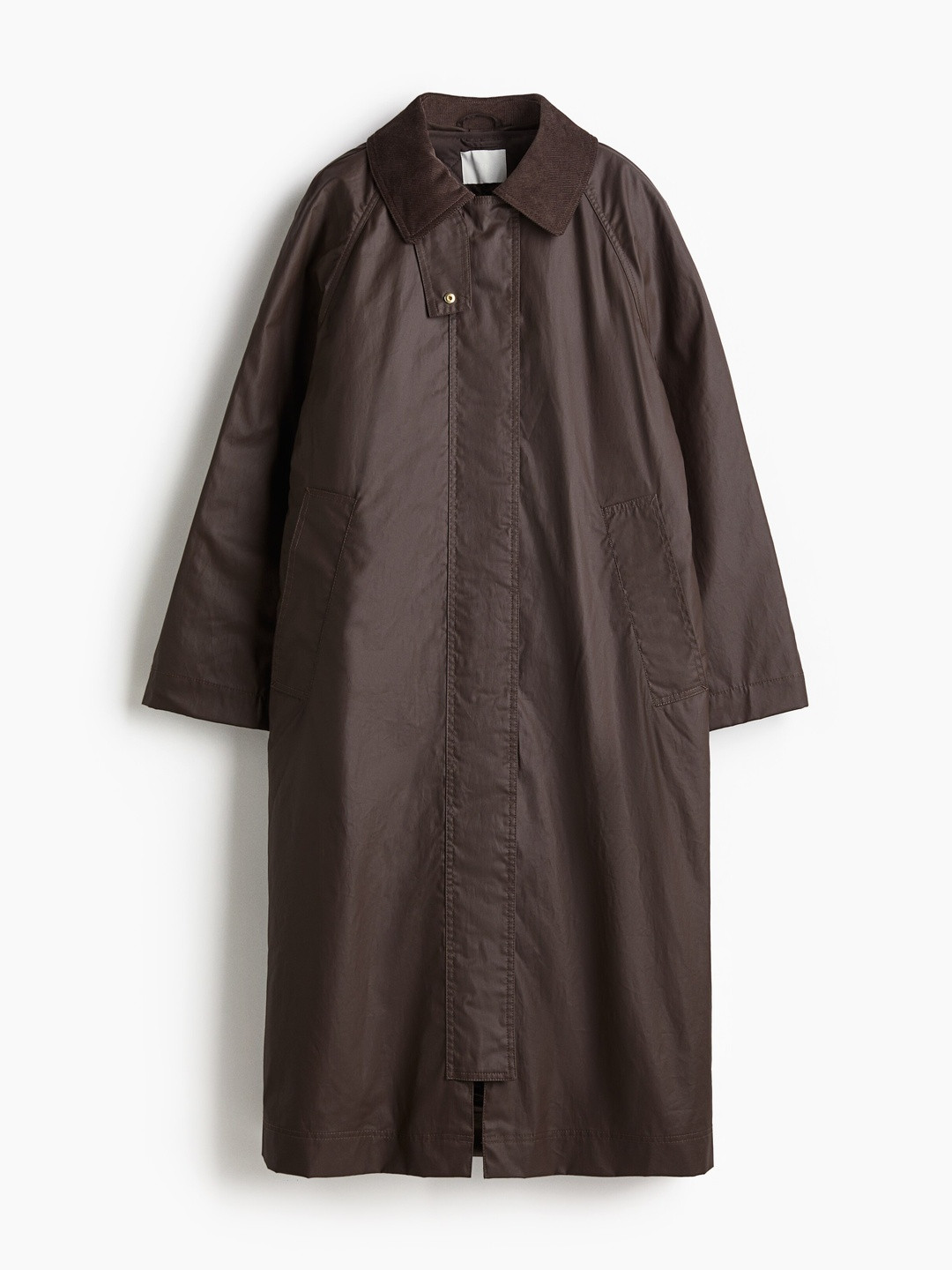 H&M Pure Cotton Waxed Coat