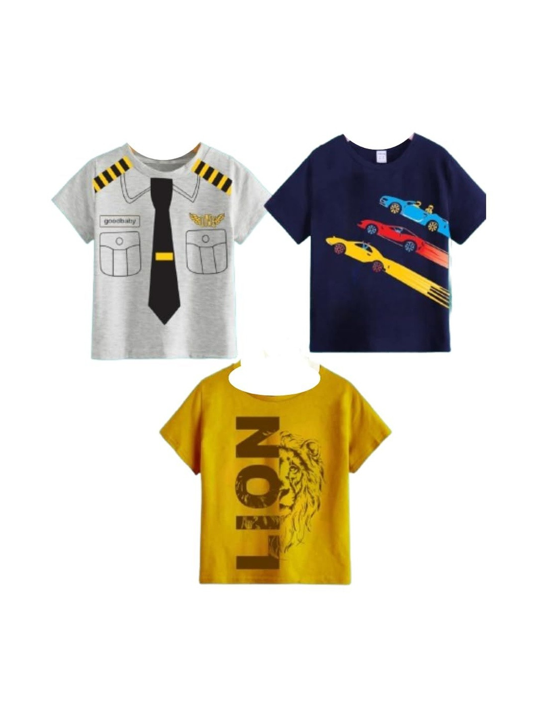 WAAMY69 Boys Multicoloured Cotton Oversized Shirts