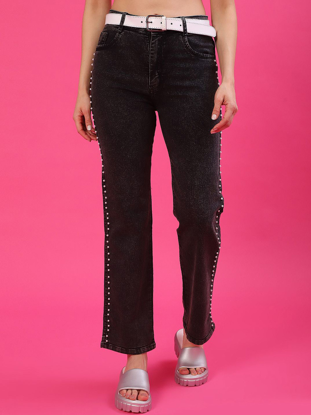 V-Mart Women Relexed Fit Mid-Rise Stretchable Jeans