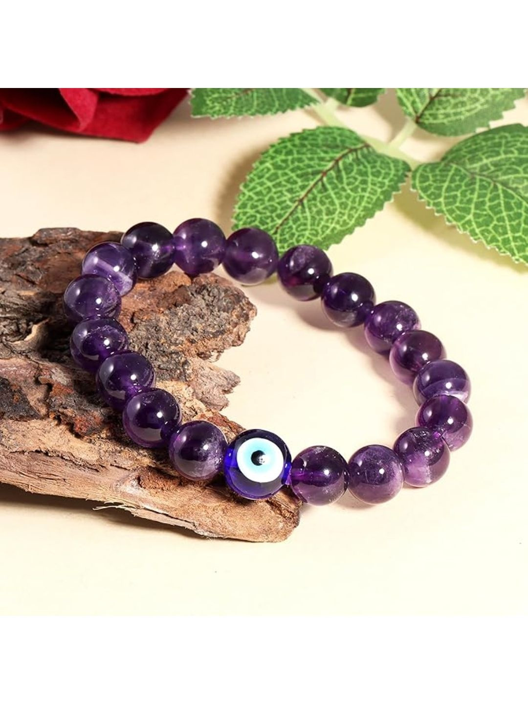 Anouk Metal Amethyst Elasticated Bracelet