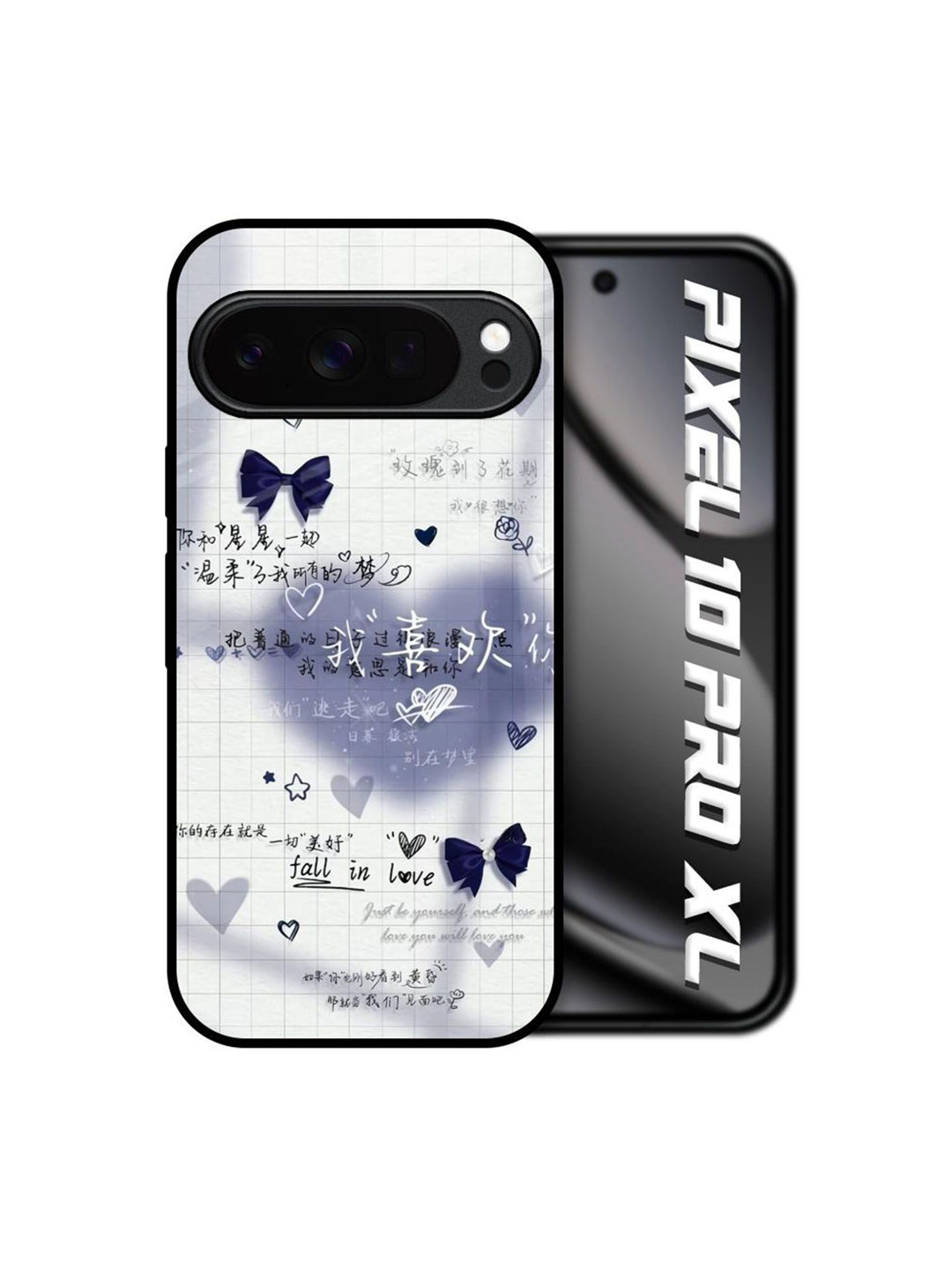 QRIOH Heartfelt Quirky Printed Google Pixel 10 Pro XL 5G Shockproof Back Case