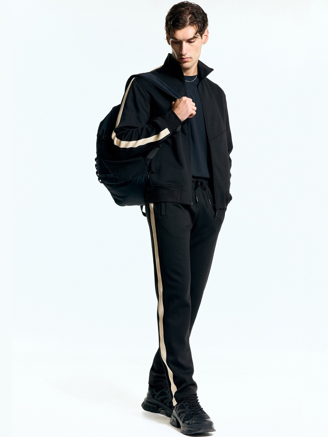 H&M Men Regular Fit Track Pants With DryMove