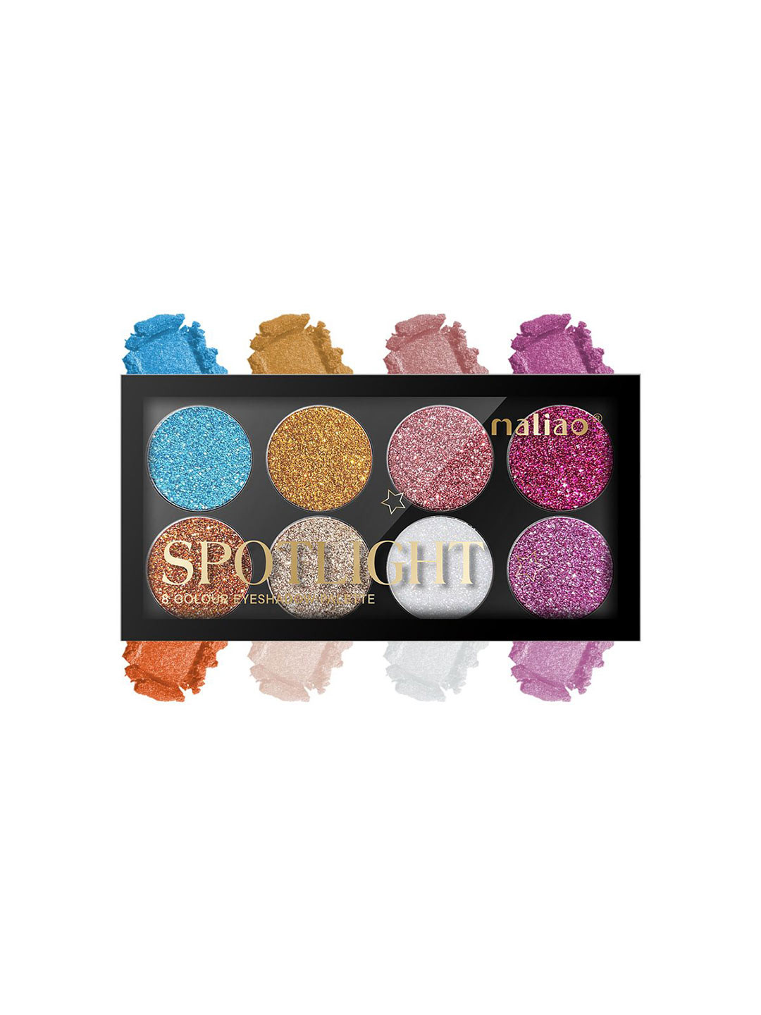 Maliao Spotlight 8 Colour Eyeshadow Palette - 24 g - Shade 02