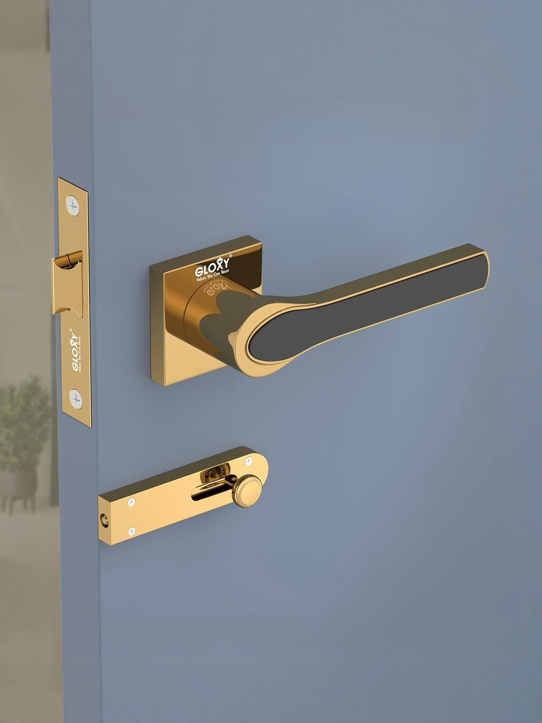 GLOXY Heavy Duty Mortise Door Lock Handle Set