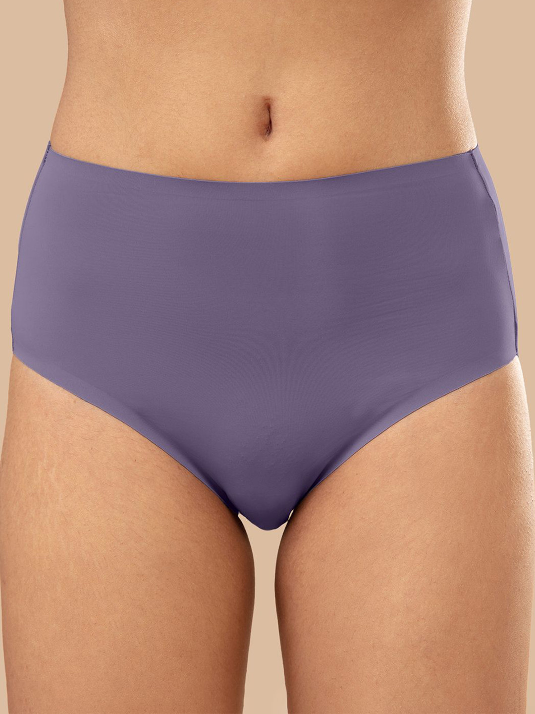 Nykd Women Solid Nylon Inner Elastic Low-Rise Hipster Briefs