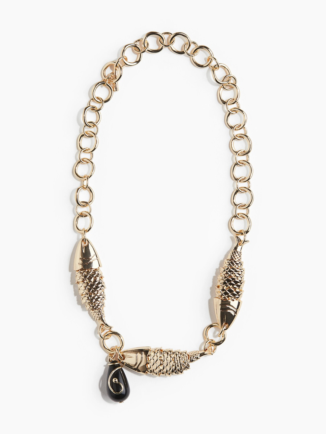 H&M Fish-Detail Pendant Necklace