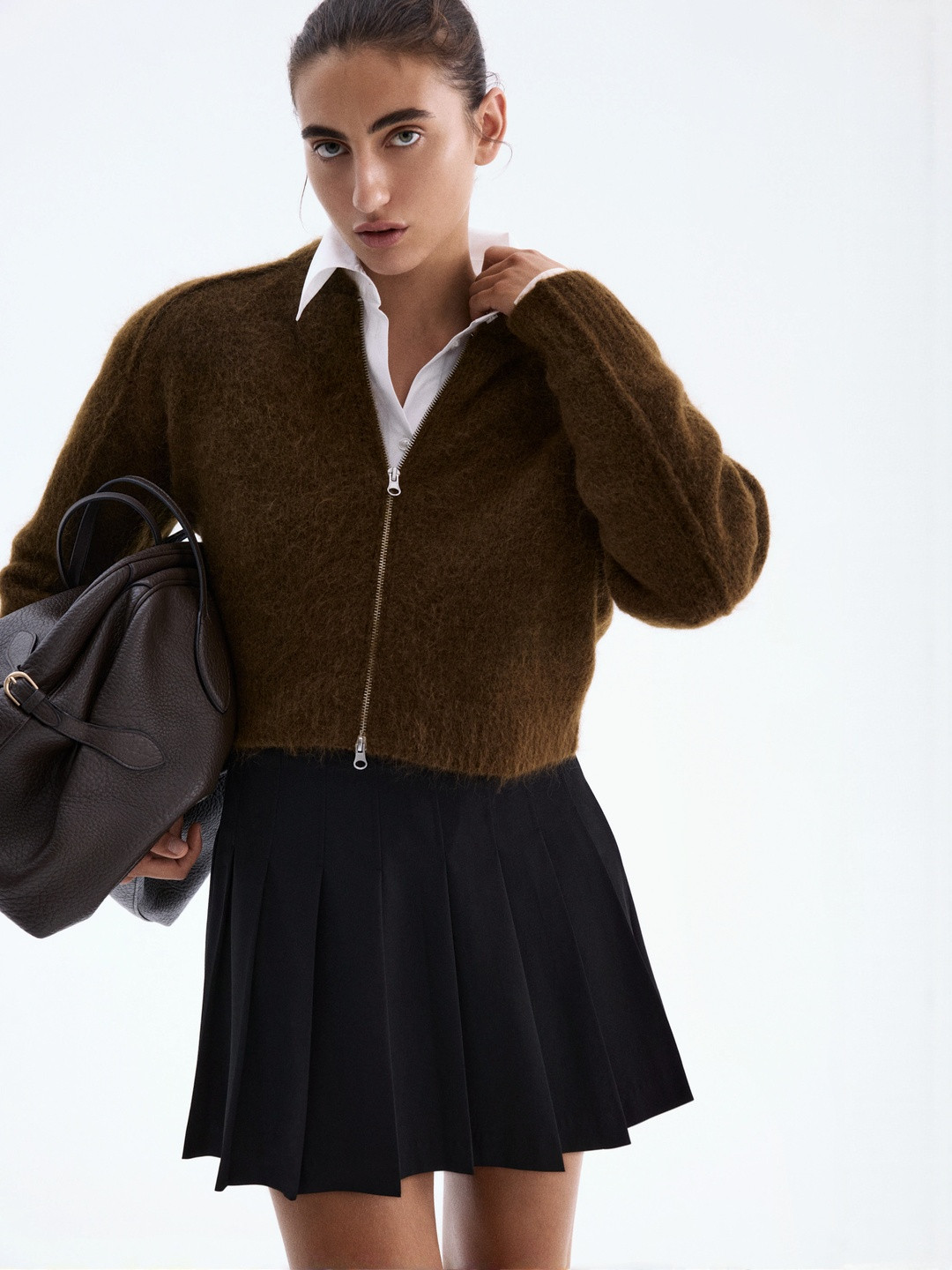 H&M Women Pleated Mini Skirt