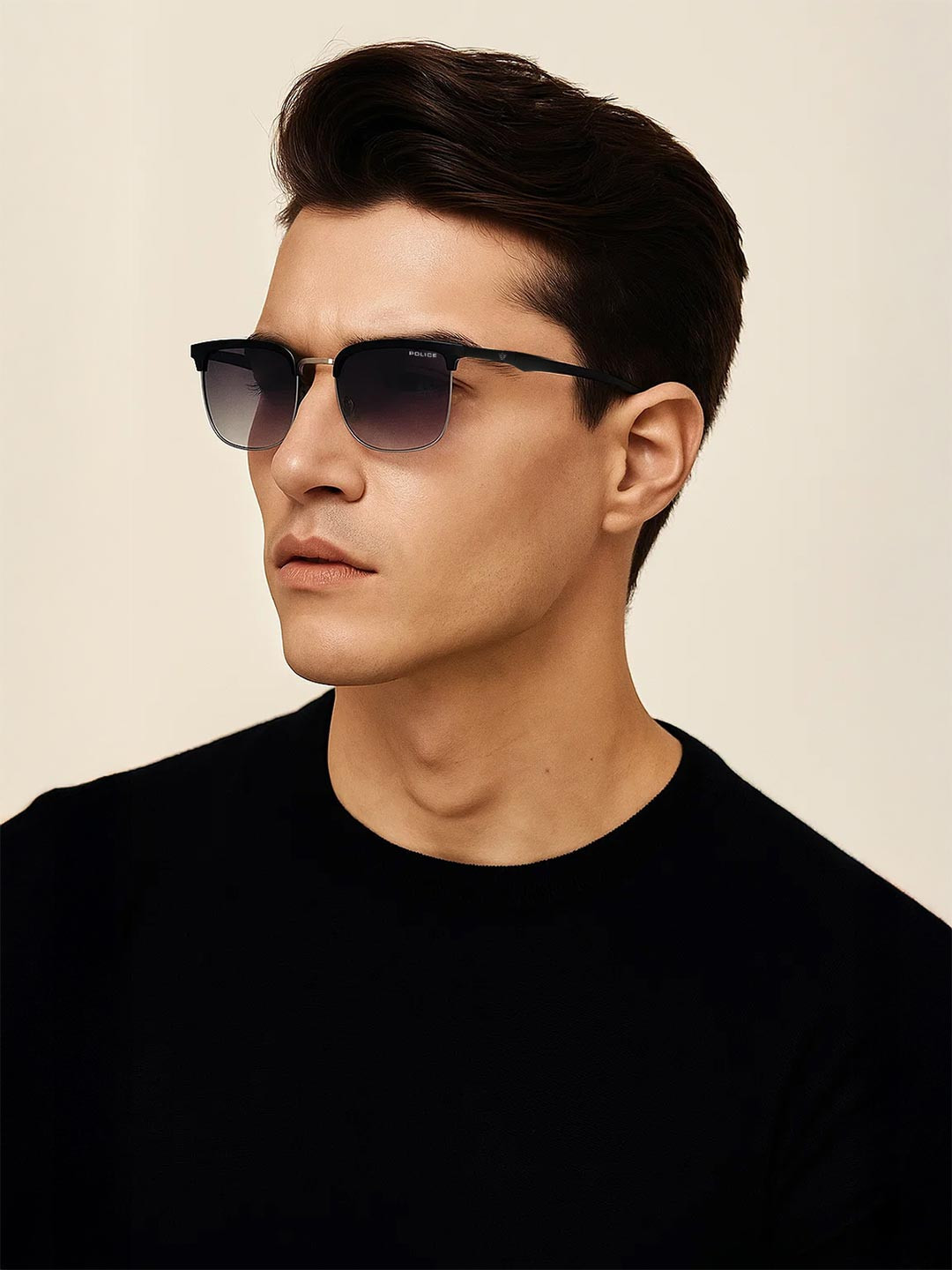 Police Unisex Other Sunglasses UV Protected with SPLN66K54H38SG-Black