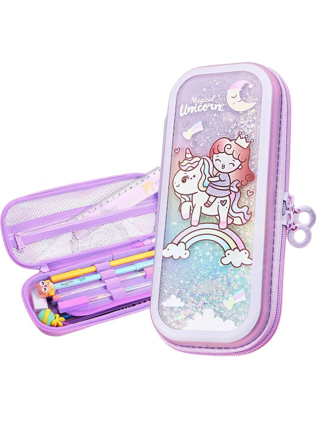 YK Girls Self Design Pen Cases Stationery