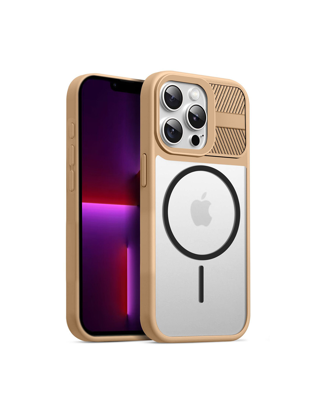 Karwan Unisex iPhone 13 Pro Solid Superior Drop Protection Mag-Safe Back Case