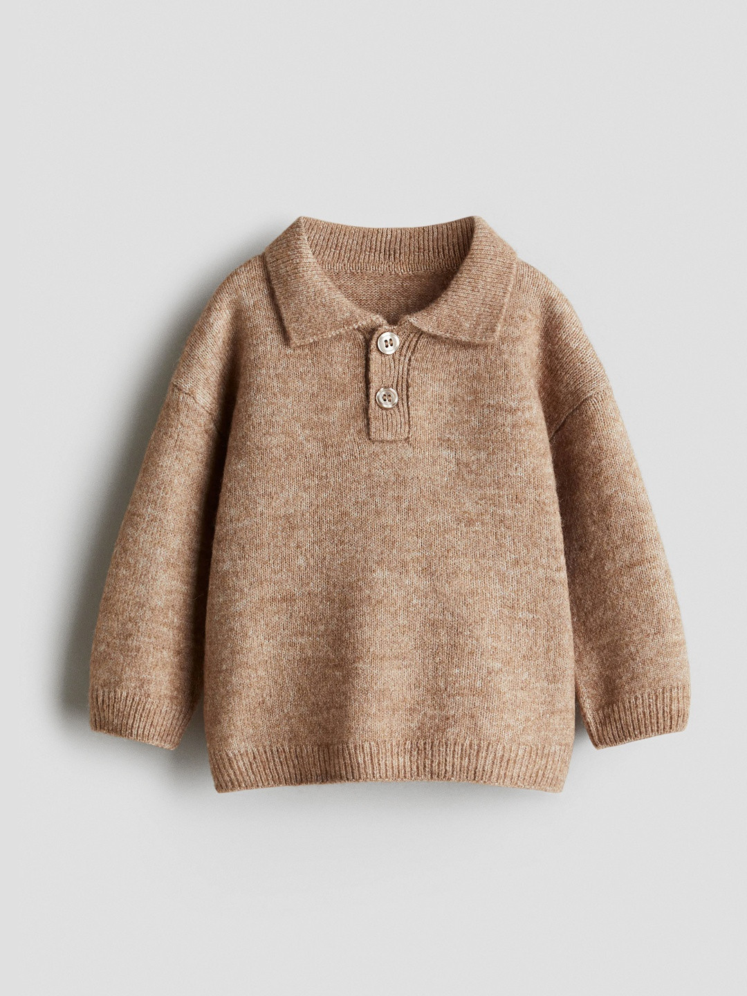 H&M Boys Fine-Knit Polo Jumper