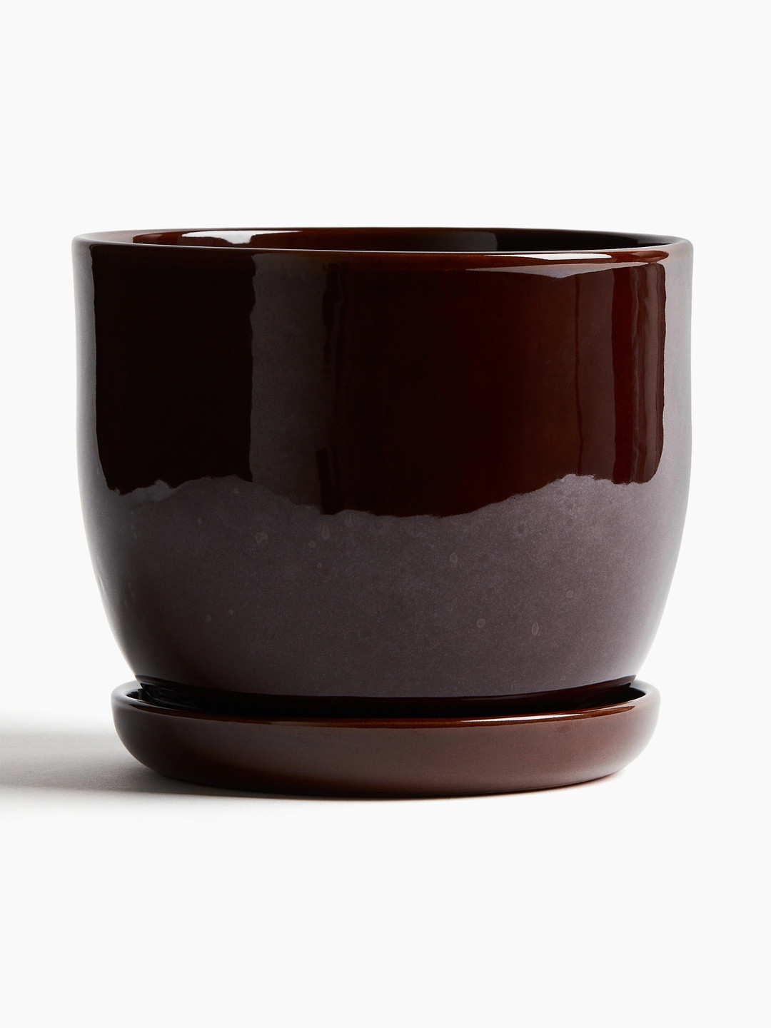 H&M Terracotta Plant Pot & Saucer