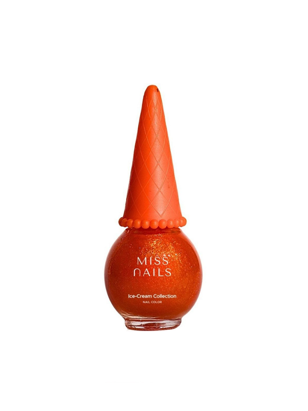MISS NAILS Ice Cream Long Lasting Nail Polish - 10 ml - Orange Lollie