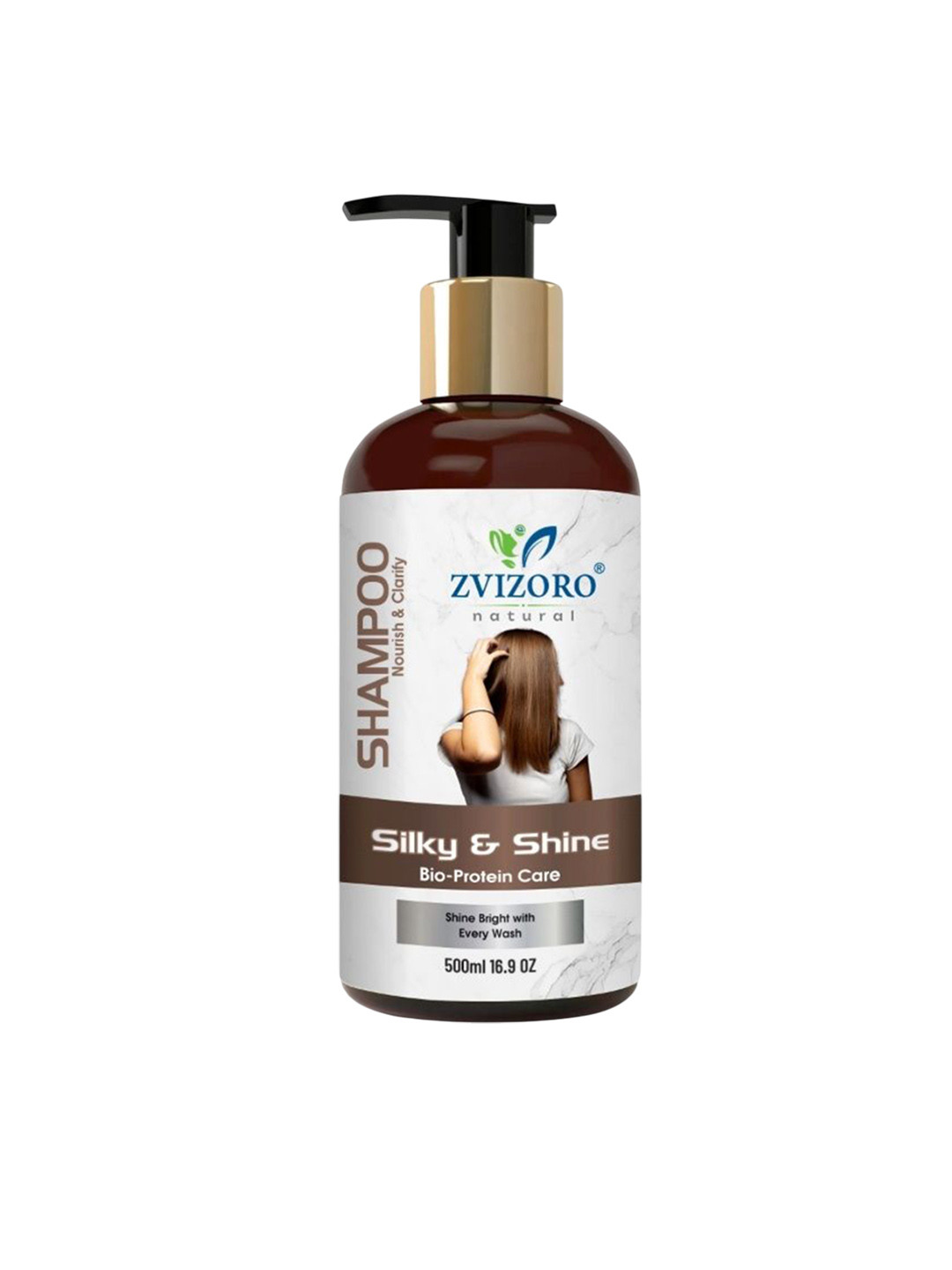 ZVIZORO Silky & Shine Shampoo For Smooth & Hair Growth - 500 ml
