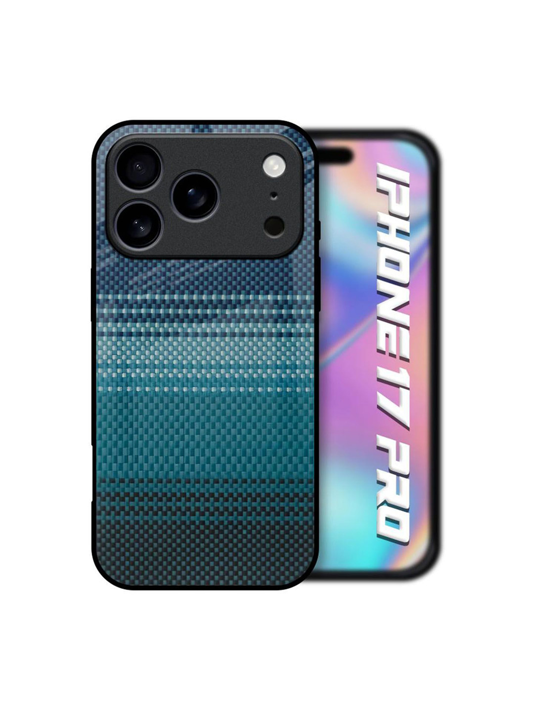 QRIOH Modern Rug Printed iPhone 17 Pro Shockproof Back Case Mobile Accessories