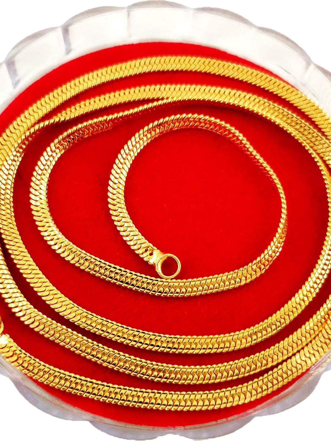 Dharmkunj fashion Unisex Stainless Steel Minimal Link Chain