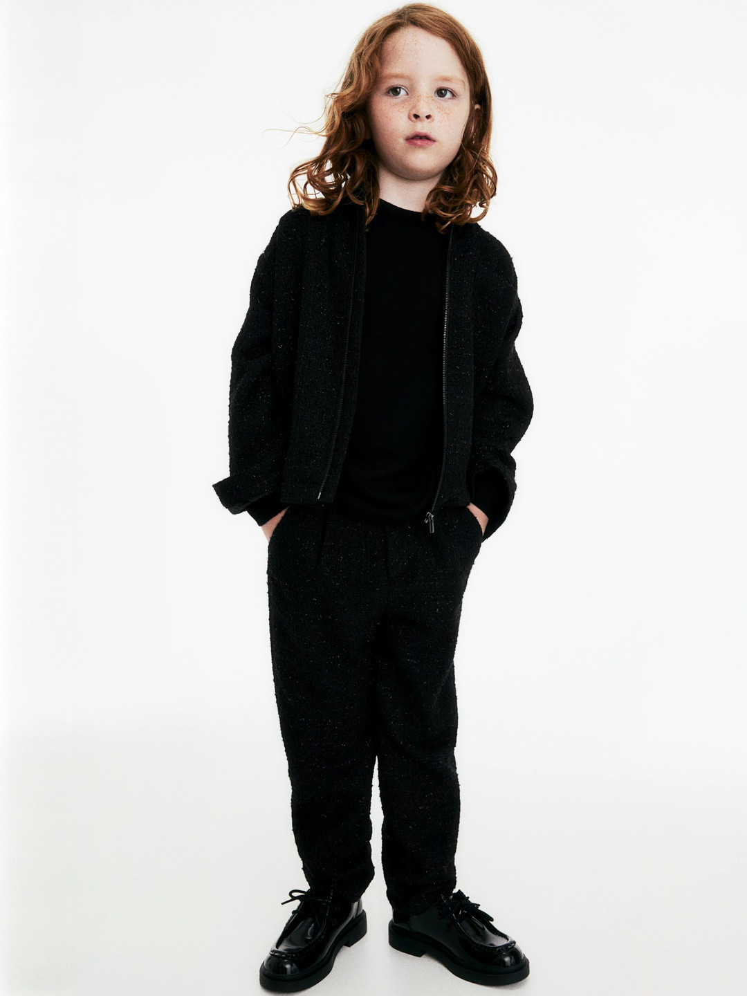 H&M Girls 2-Piece Boucl Set