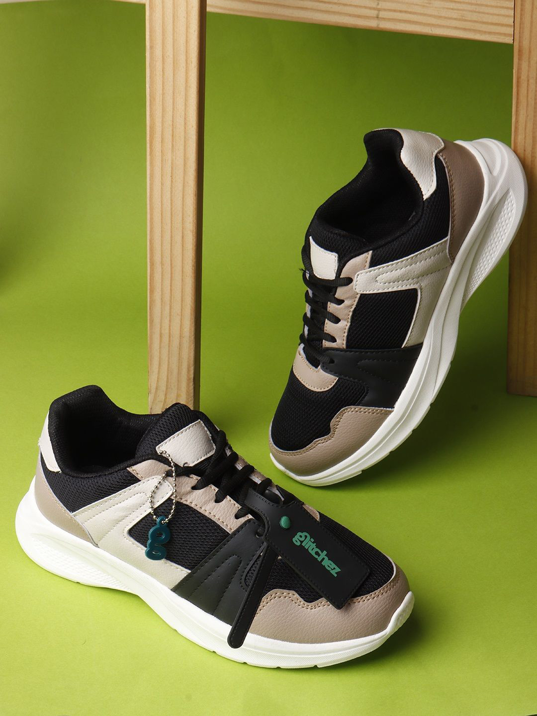 glitchez ALFRED Men Perforations Lace-Ups Sneakers