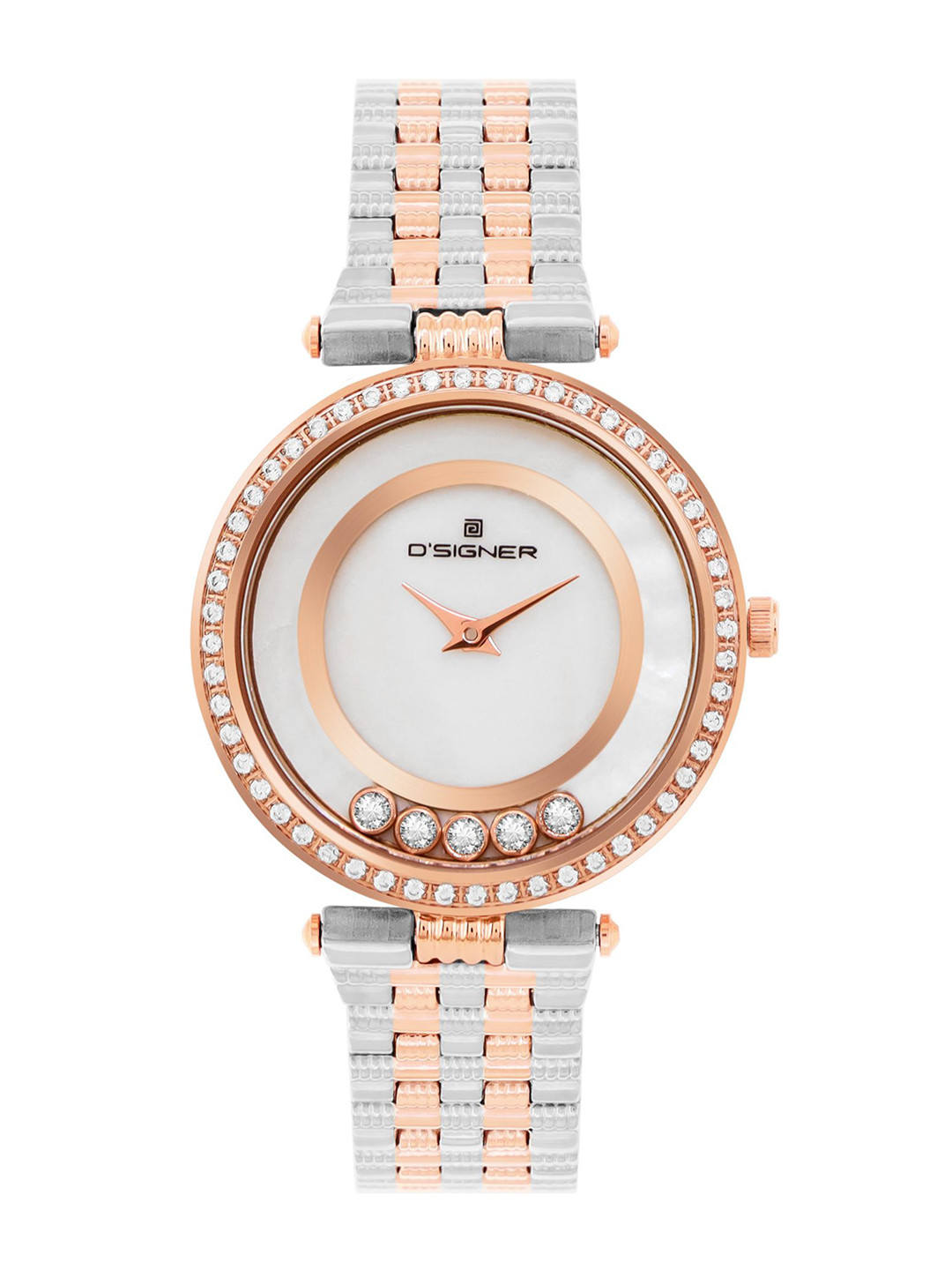 D'SIGNER Women Stainless Steel Bracelet Style Straps Analogue Watch 901RTM.6L