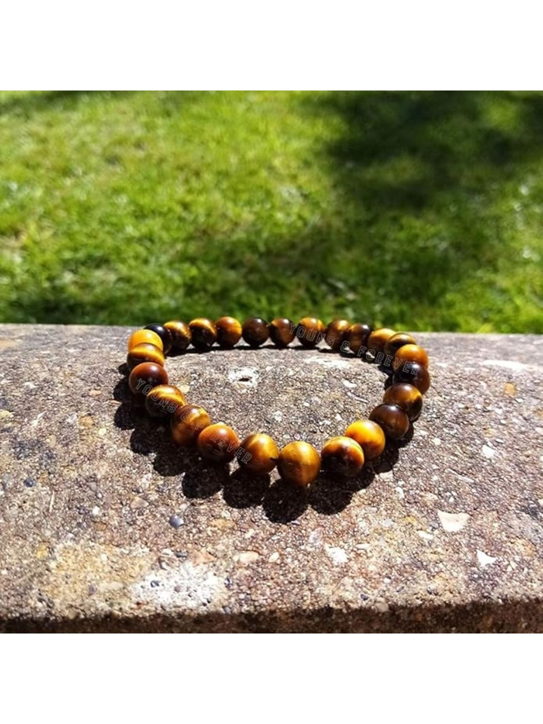 Anouk Metal Tigers Eye Elasticated Bracelet
