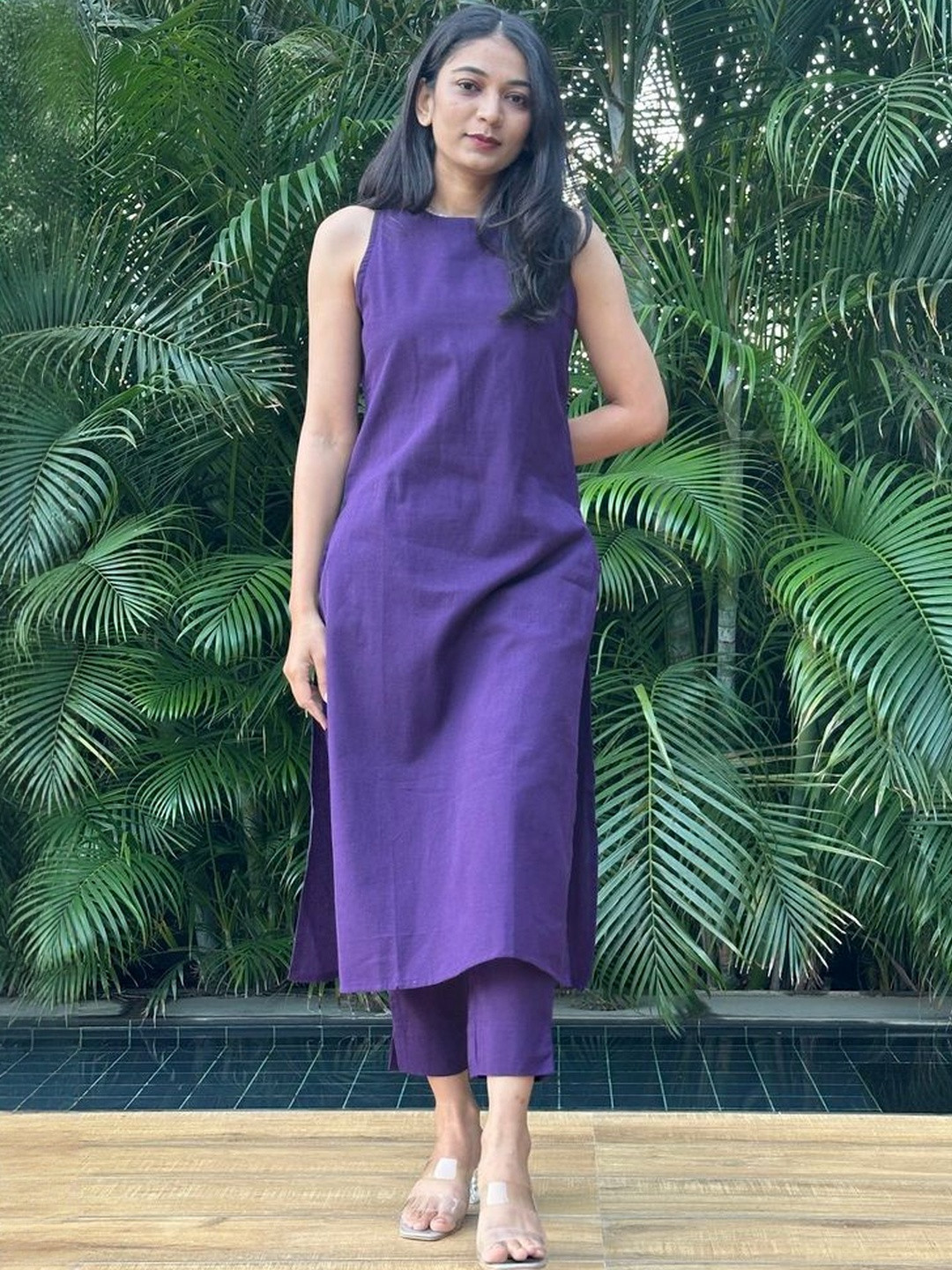 In Your Dreams Regular Pure Cotton Kurta With Trousers