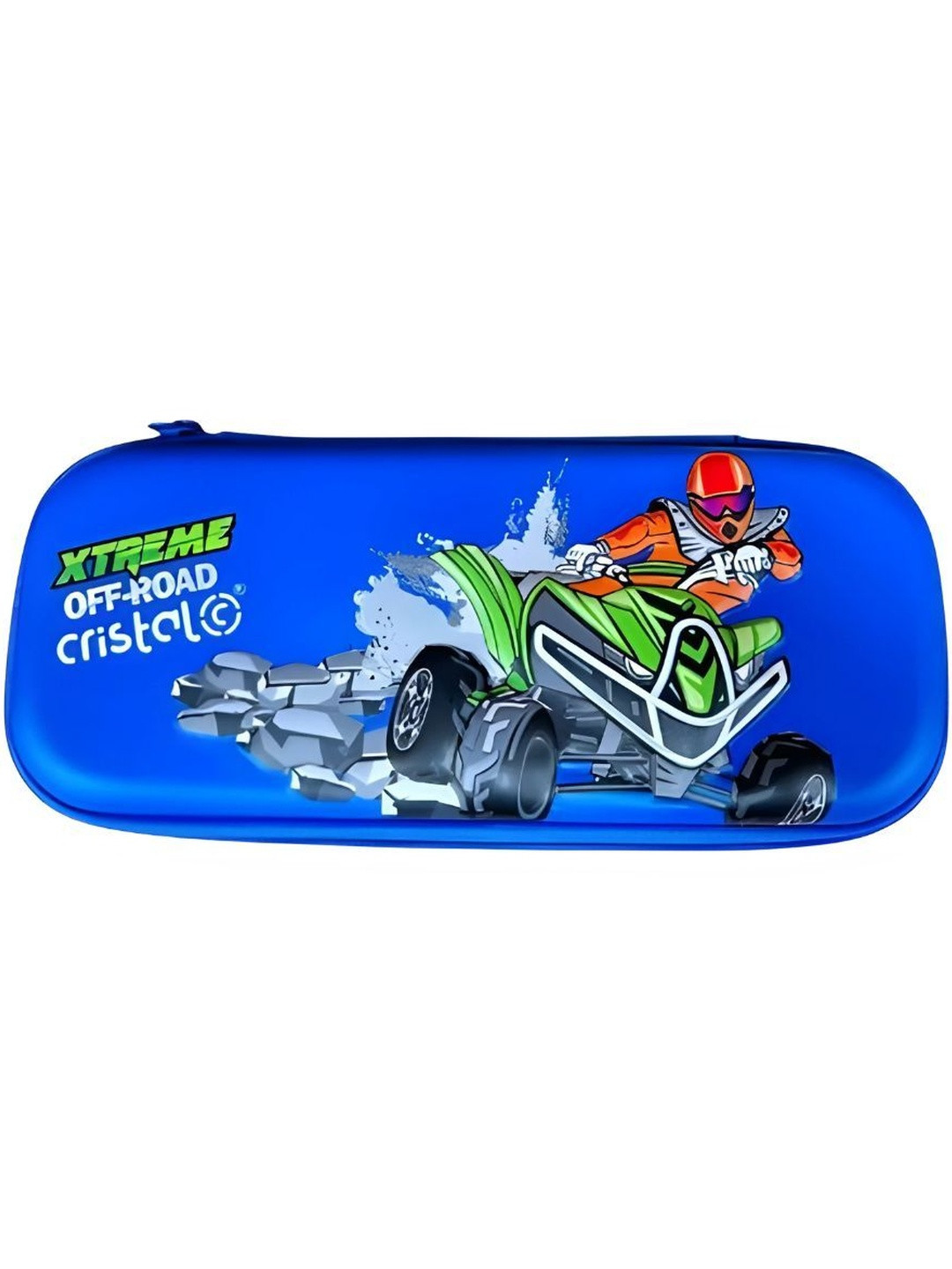 YK Unisex Kids 3D Off-Road Vehicle Pencil Case
