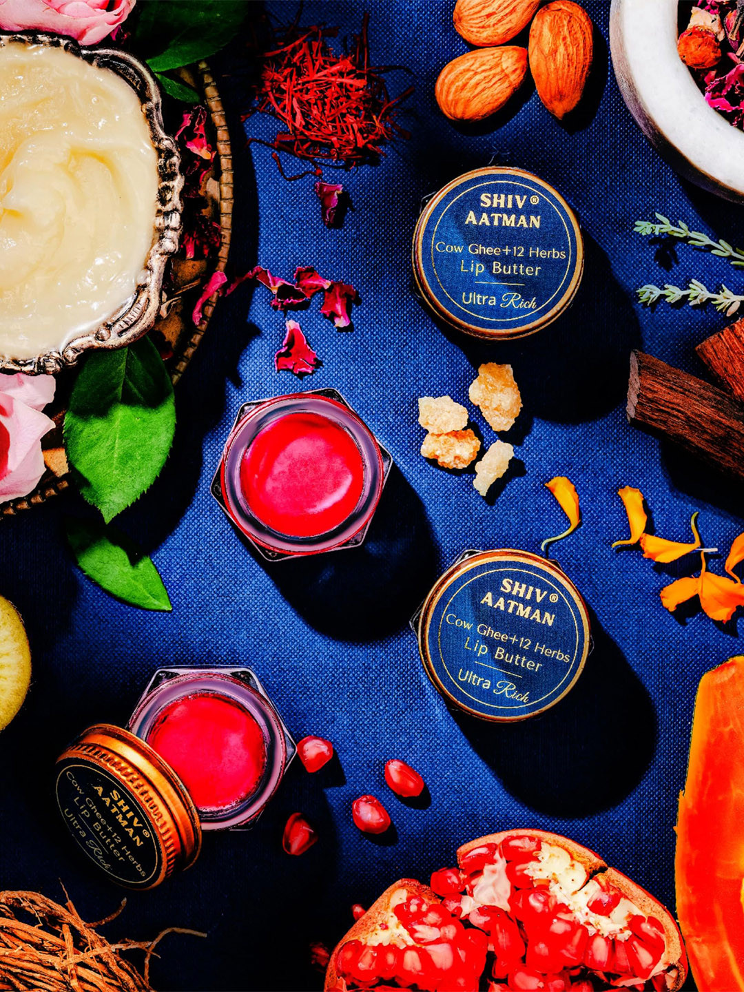 Shiv Aatman Ultra Rich Lip Butter With Cow Ghee - 12 g