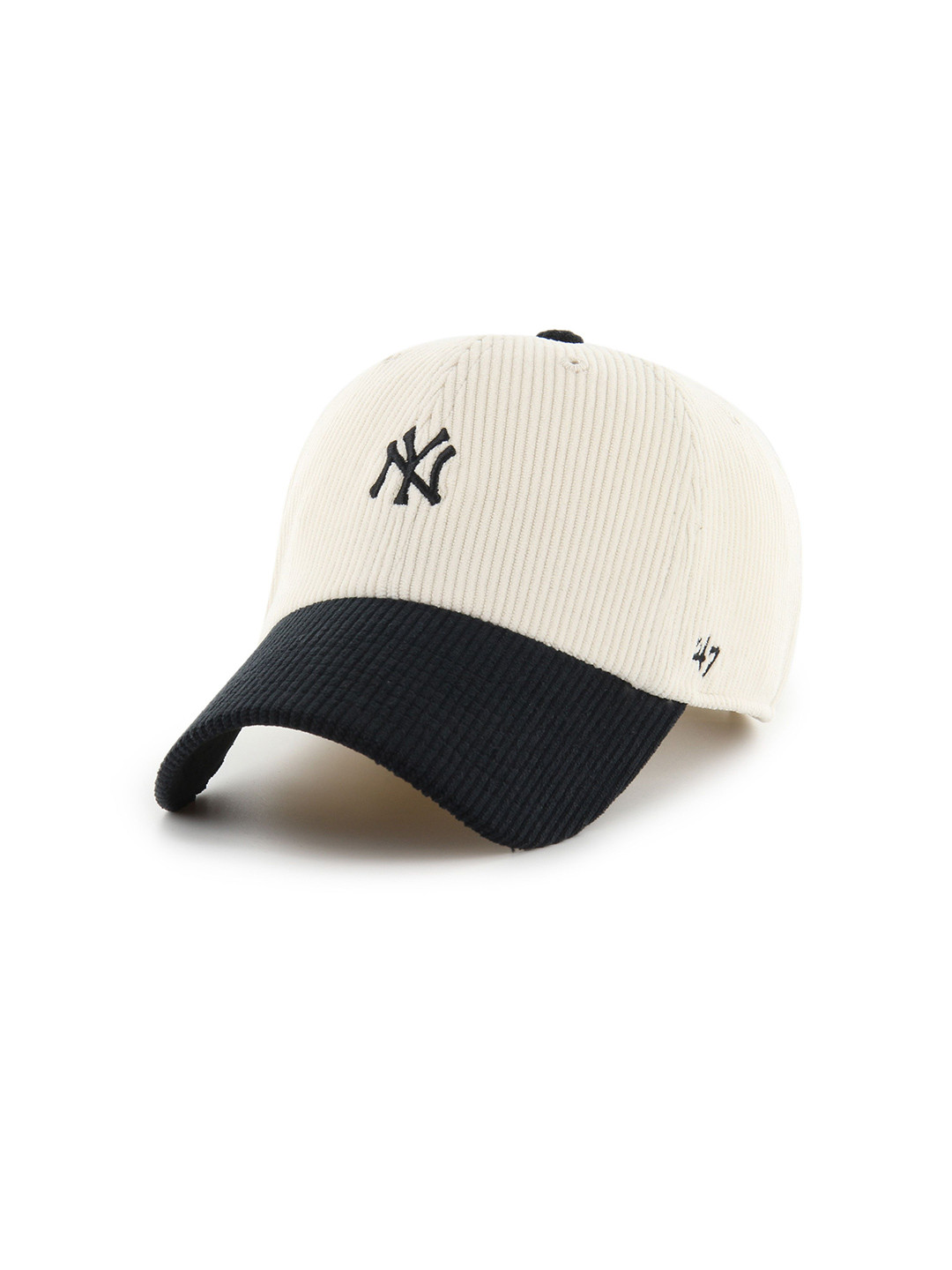 '47 Beige New York Yankees Cord Base Runner TT '47 CLEAN UP Cap