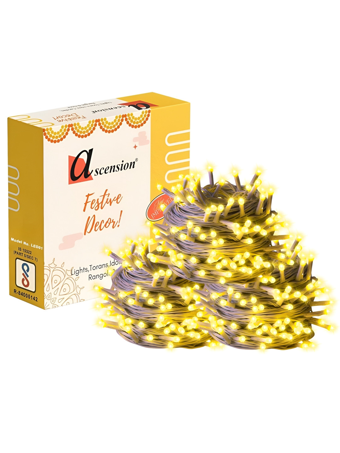 Ascension Warm-White 3Pcs Serial Bulb Environment Friendly High Luminous String Lights