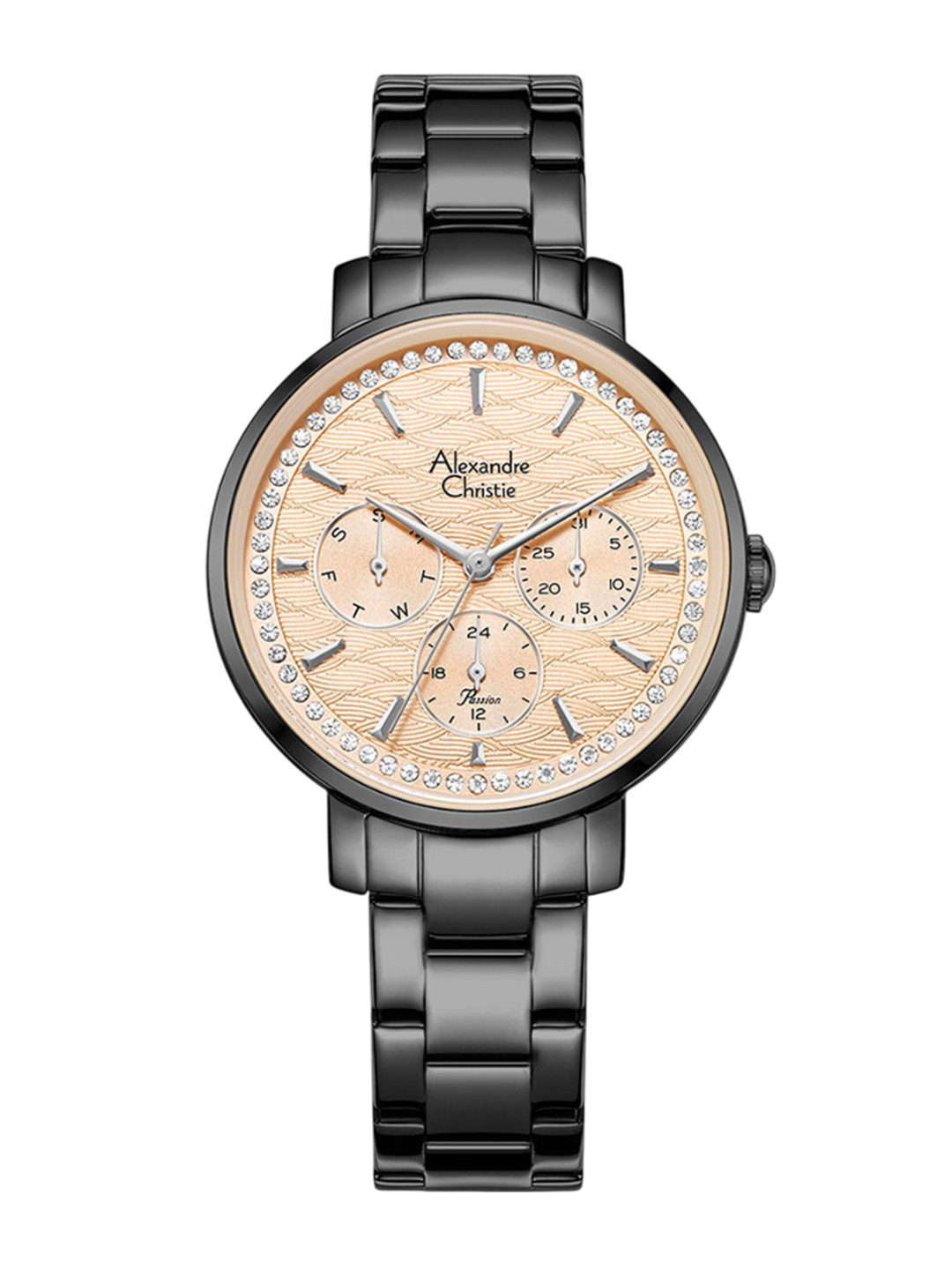 Alexandre Christie Women Embellished Dial Analogue Watch 2A56BFBIGRG