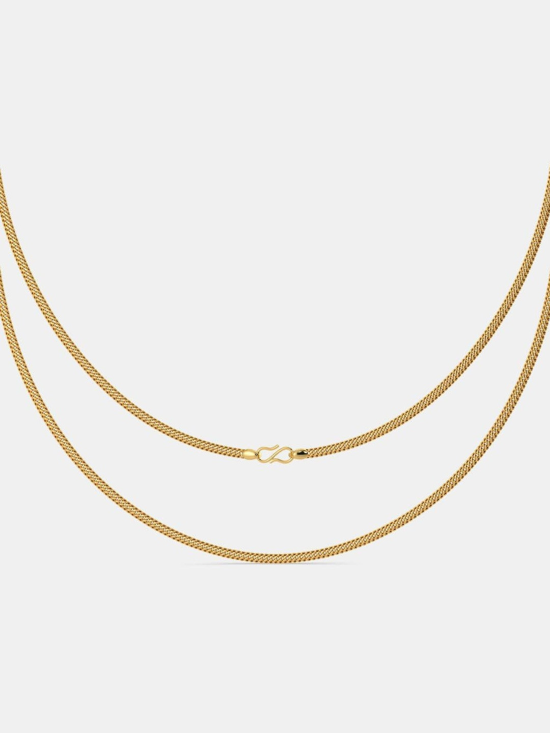 Anek goods Gold-Toned Alloy Minimal Chain